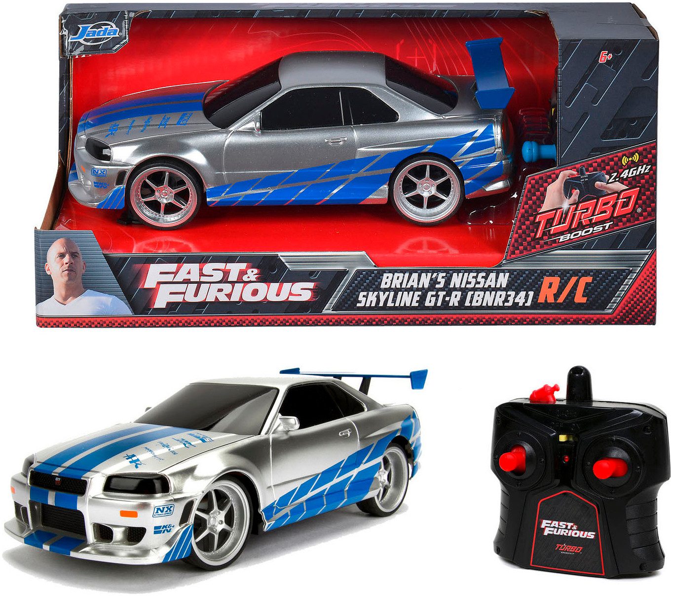 RC-Auto Fast&Furious RC Nissan Skyline GTR 1:24
