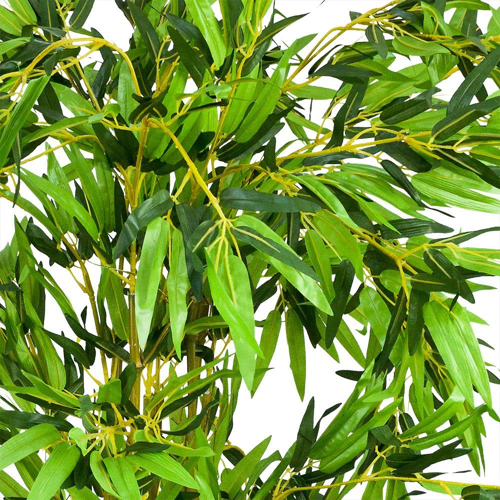Kunstpflanze Bambus Kunstpflanze Künstliche Pflanze Decovego, 180cm Decovego