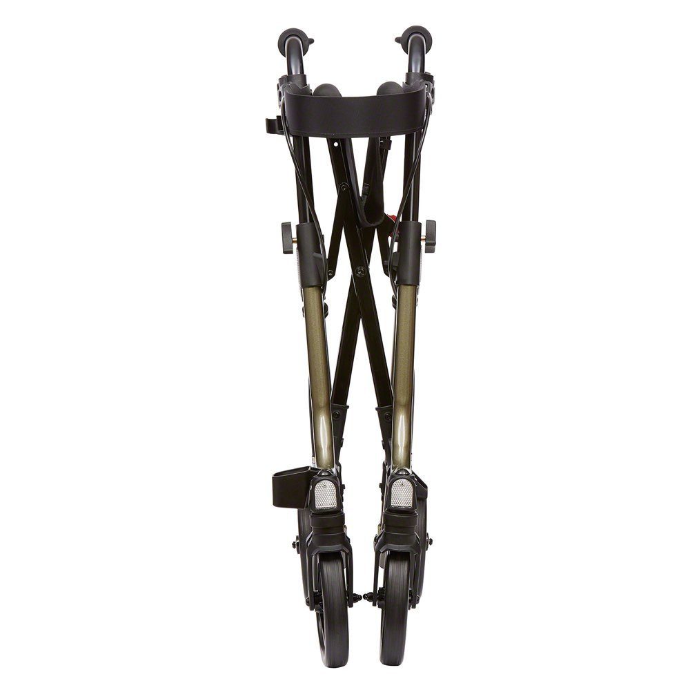 Dietz Rehab Rollator Dietz Taima M-GT Leichtgewichtrollator faltbar, Faltbarer leichter Rollator mit Rückengurt, Tasche und Stockhalterung