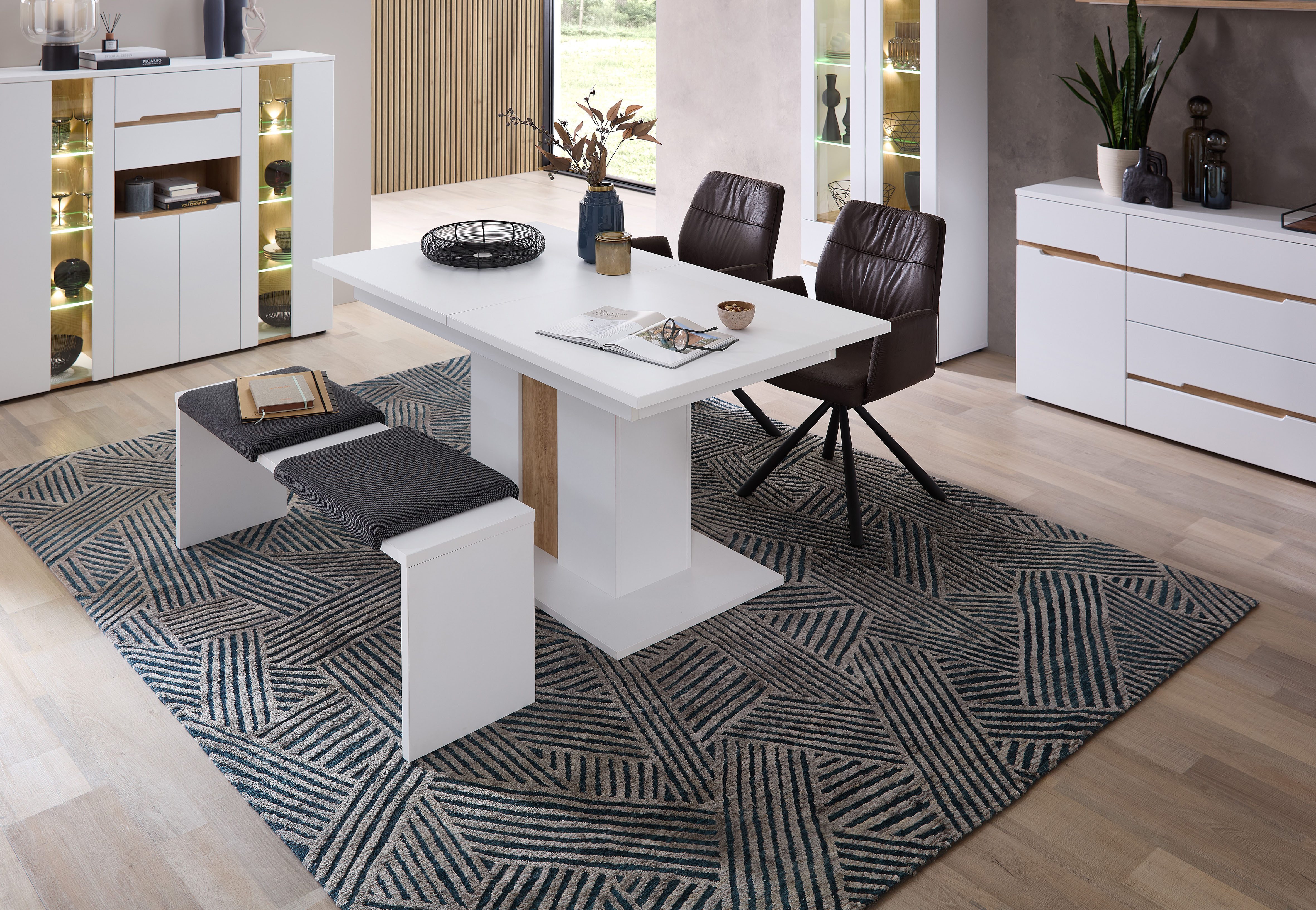 Innostyle Essbank Memphis Sitzbank, 130x49x40cm (B/H/T) (1-St), 2 Klemmkiss günstig online kaufen