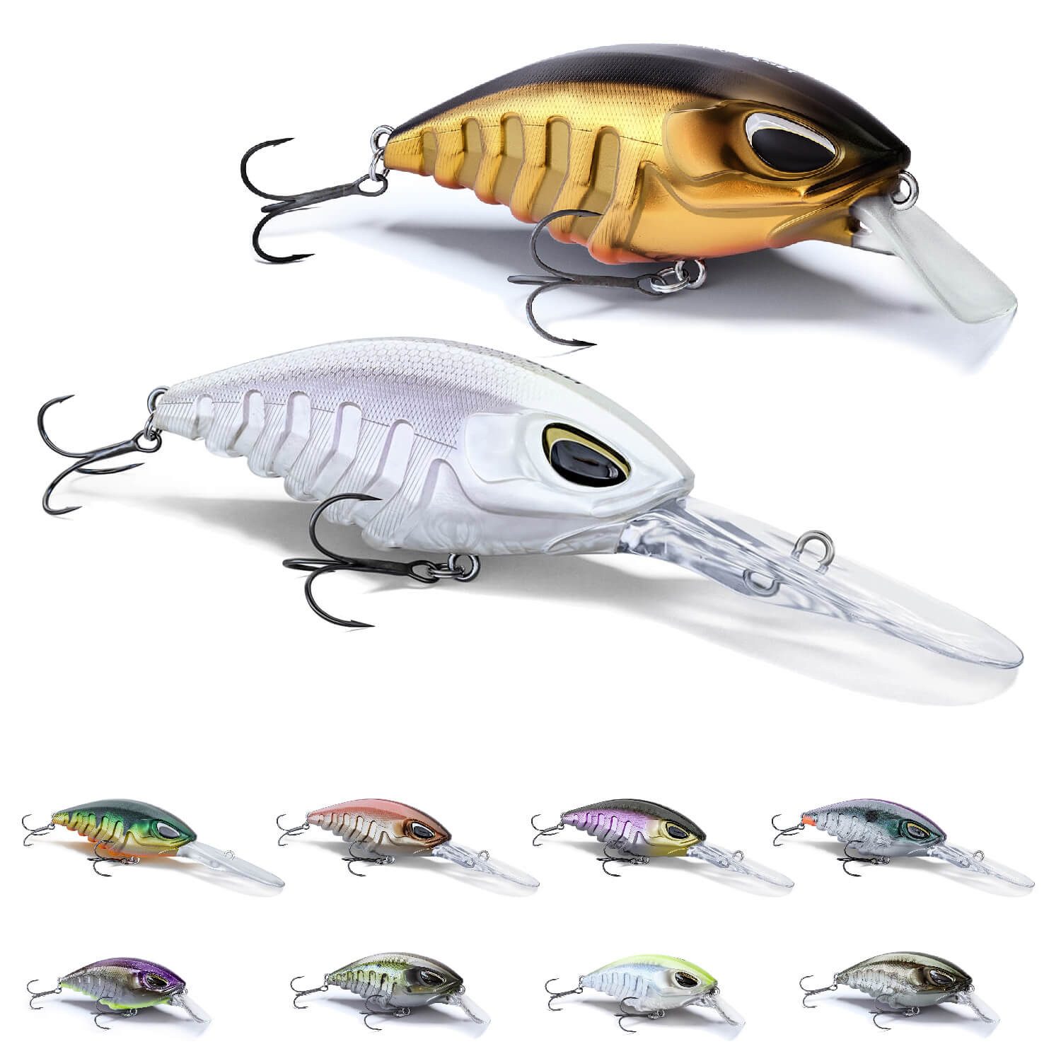 Nays Kunstköder Nays CRNK Crankbait Wobbler, (1-St)