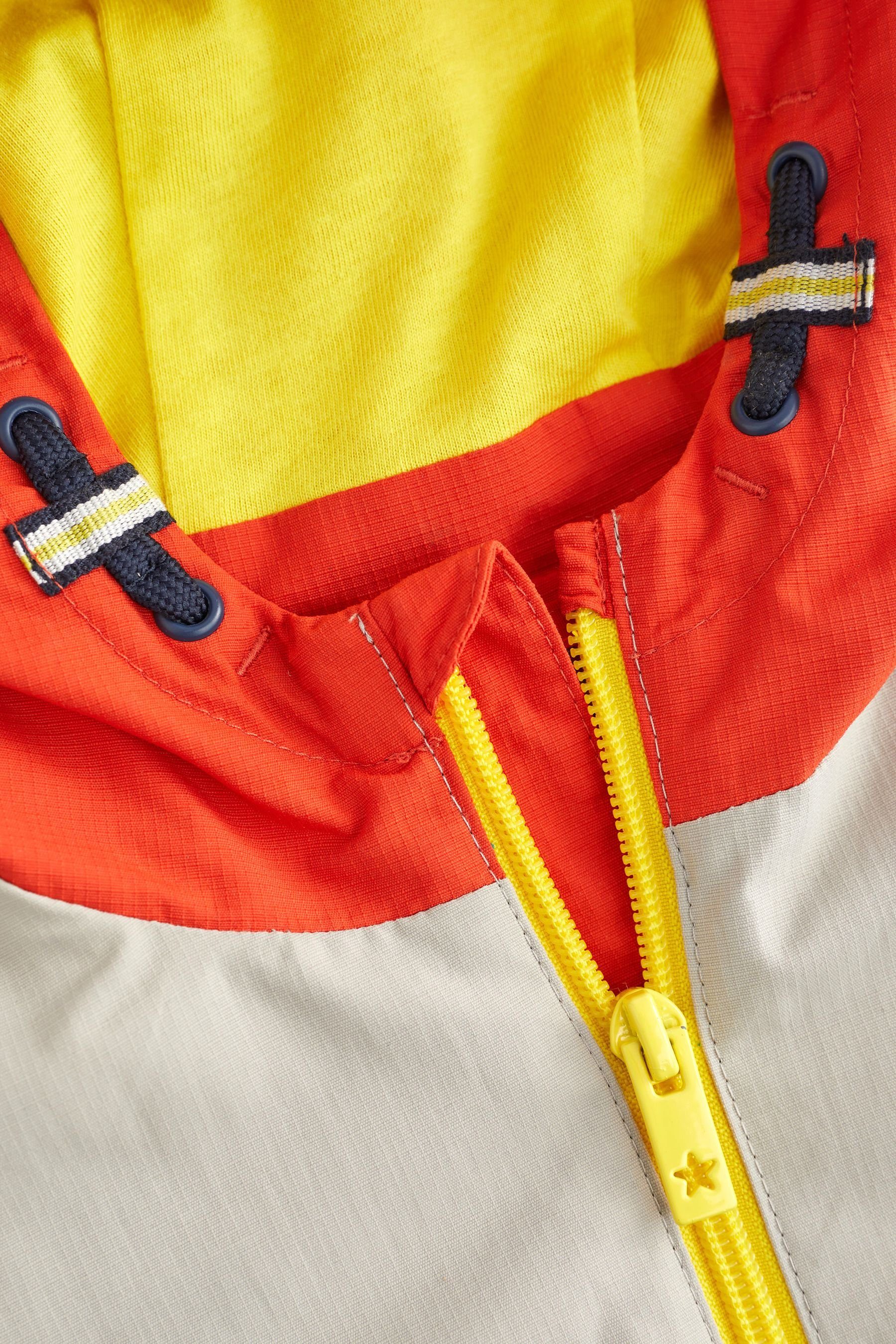 Next Regenjacke Wasserabweisende Jacke Multi Colourblock (1-St)