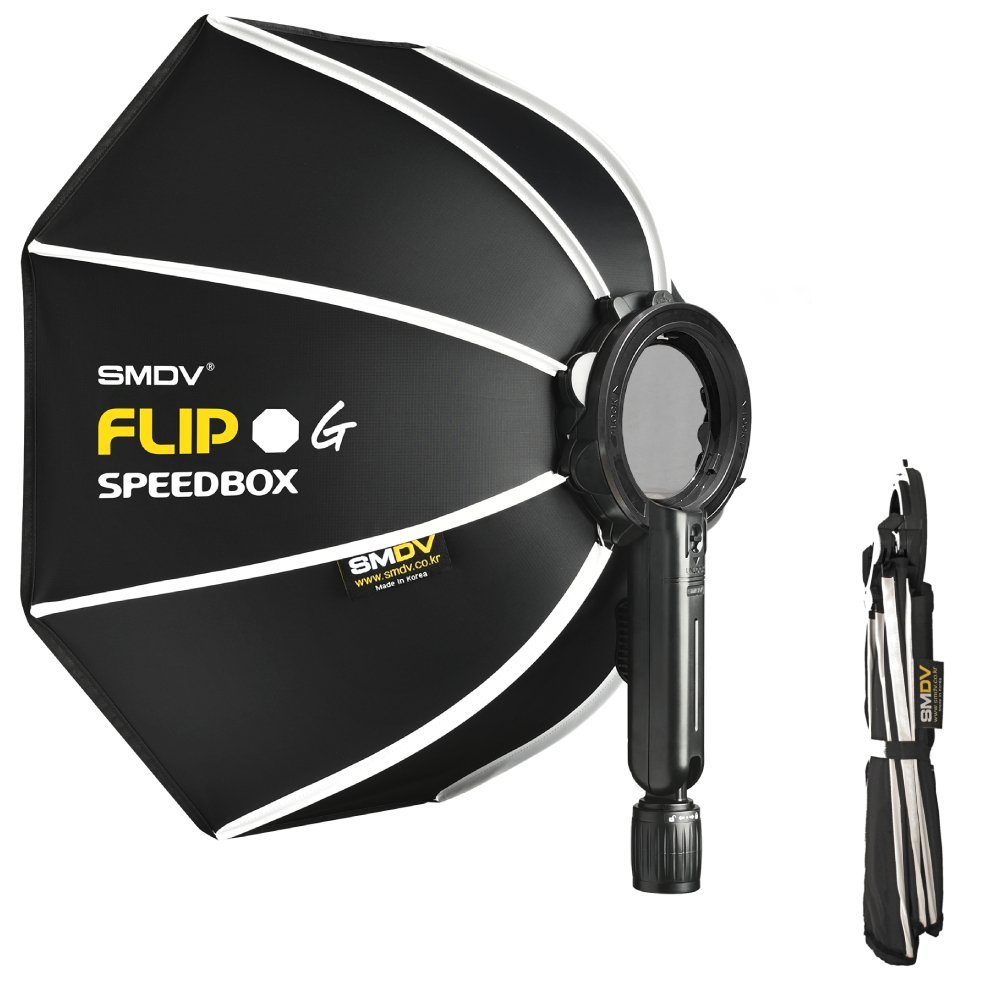Impulsfoto Softbox SMDV Softbox Speedbox-Flip G Sekunde in 60cm 1 Ø, Einsatzbereit 24