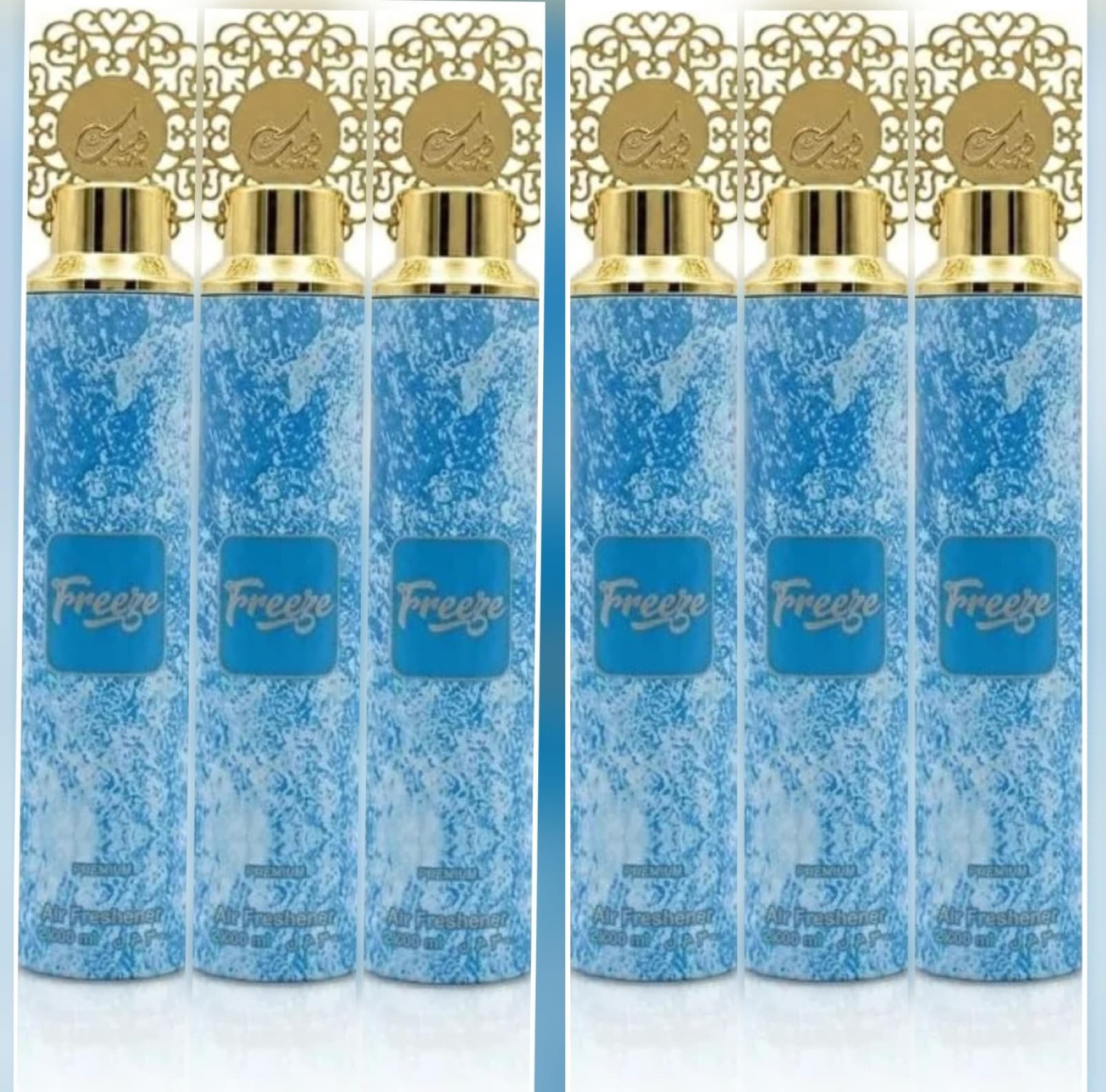 Nusuk Raumduft Freeze 3er oder 6er set 300ml Raumspray (6-St)
