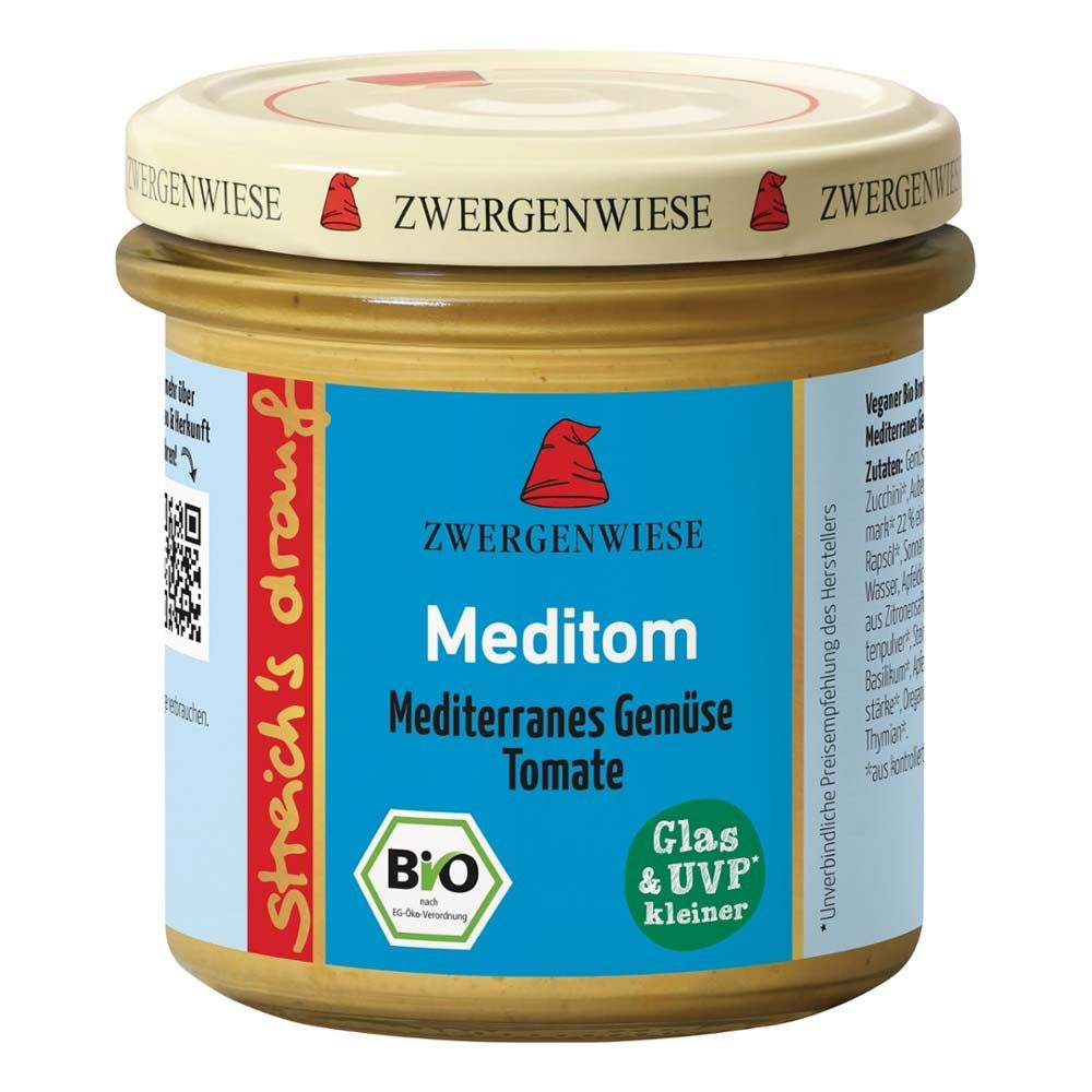 Zwergenwiese Herzhafter Brotaufstrich Streich's drauf - Meditom 135g