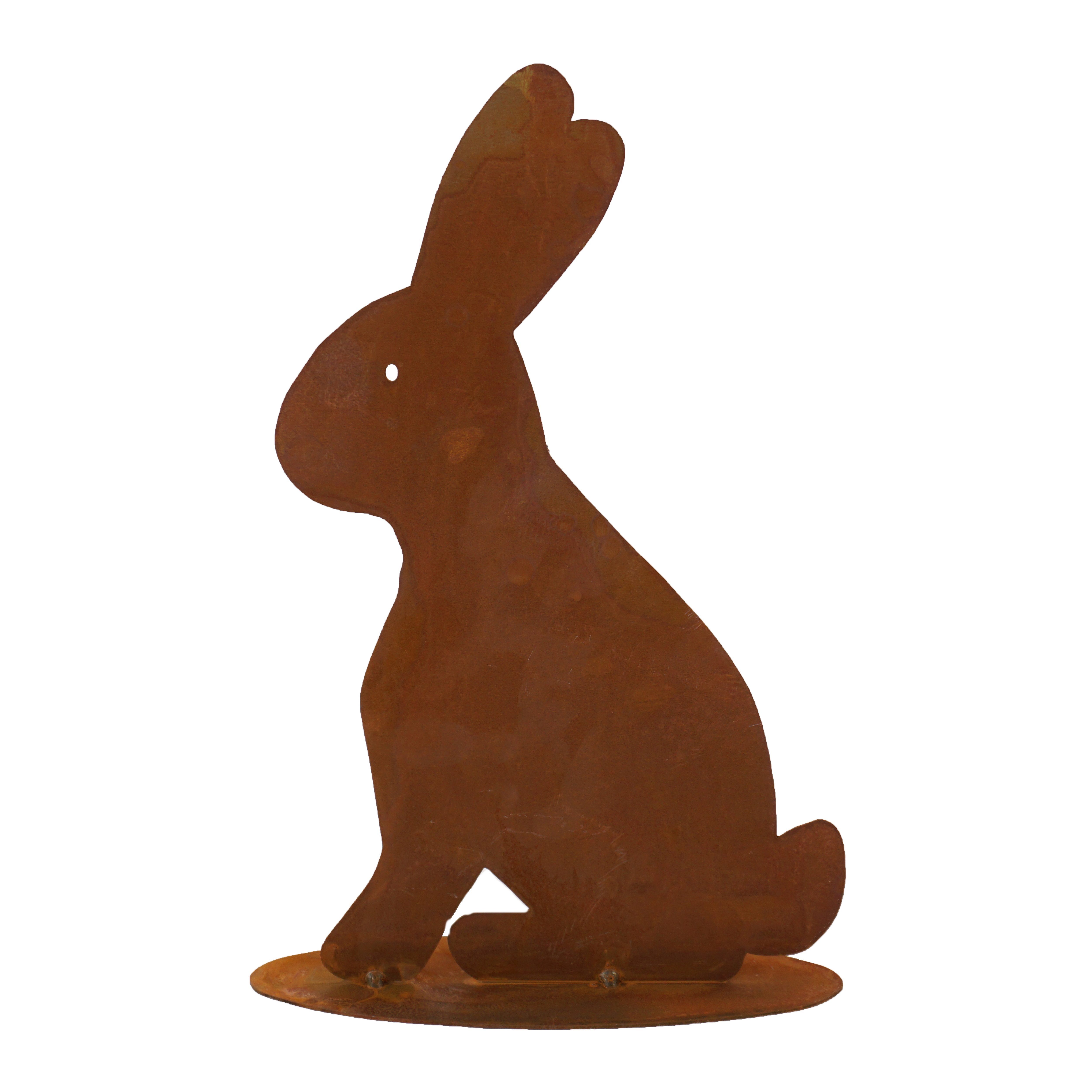 Gartenfigur Osterdeko Figur Hase Ostern Frühling