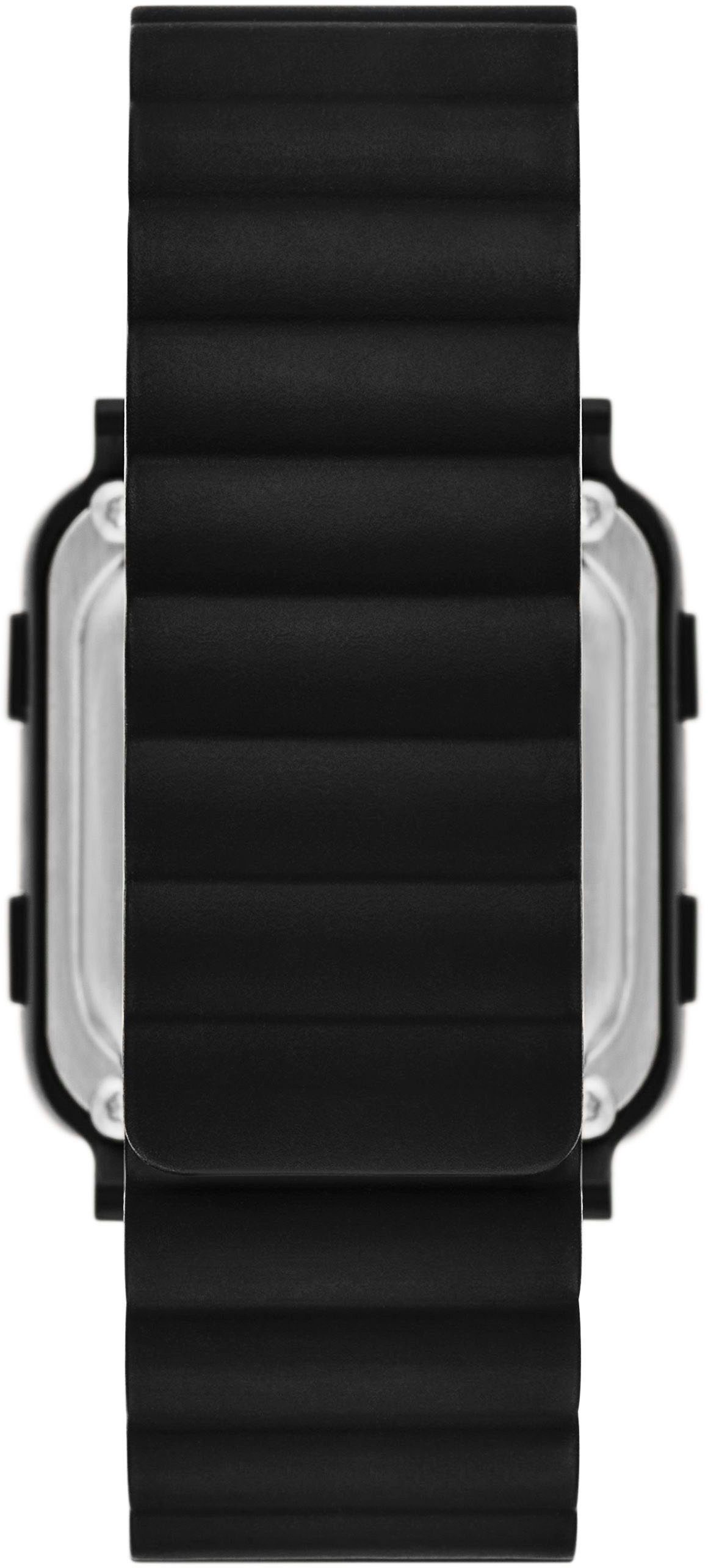 Skechers Chronograph BECKWORTH SR6311, Quarzuhr, Armbanduhr, Damenuhr, Silikonarmband, digital, Stoppfunktion