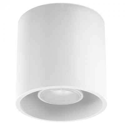 SOLLUX lighting Pendelleuchte »Deckenlampe Deckenleuchte ORBIS 1 weiß, 1x GU10, ca. 10x10x10 cm«