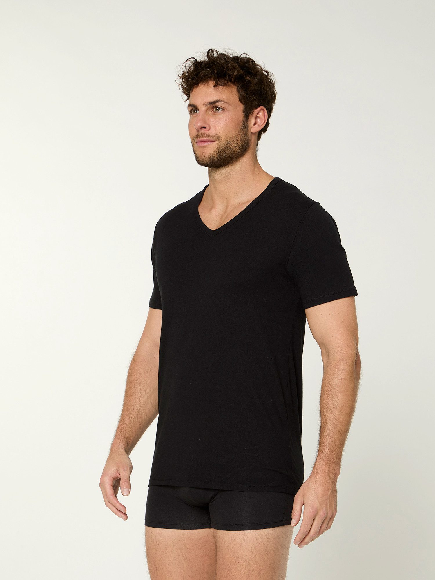 Nur Die T-Shirt Cotton Active Unterhemd (3-tlg) Männer Multipack Mehrpack günstig online kaufen