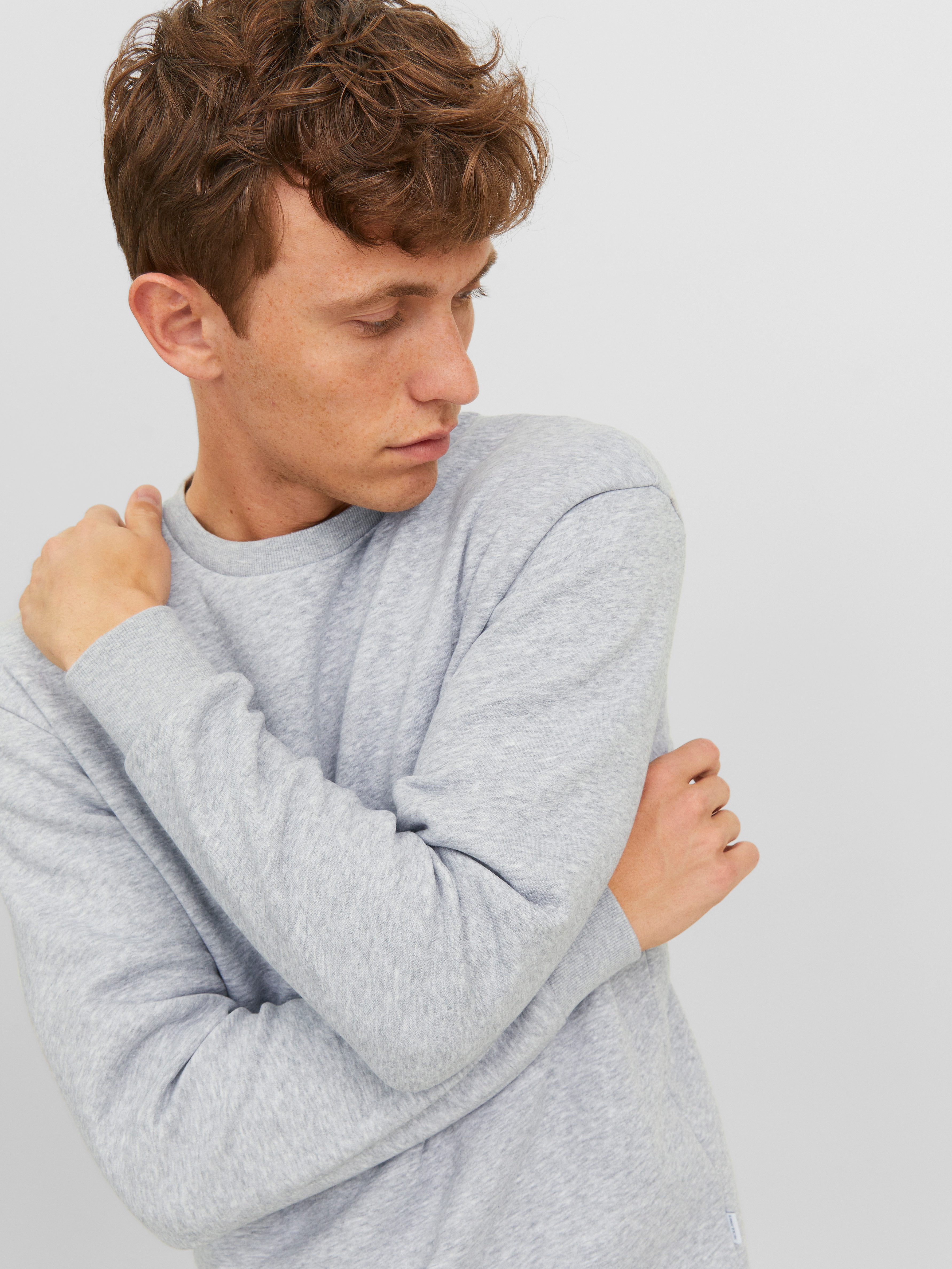 Jack & Jones Sweatshirt JJEBRADLEY mit Rippbündchen für Alltag und Freizeit günstig online kaufen