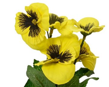 Kunstblume, Decoris season decorations, Künstliche Blumen im Topf Stiefmütterchen 18cm 1 Stück sortiert