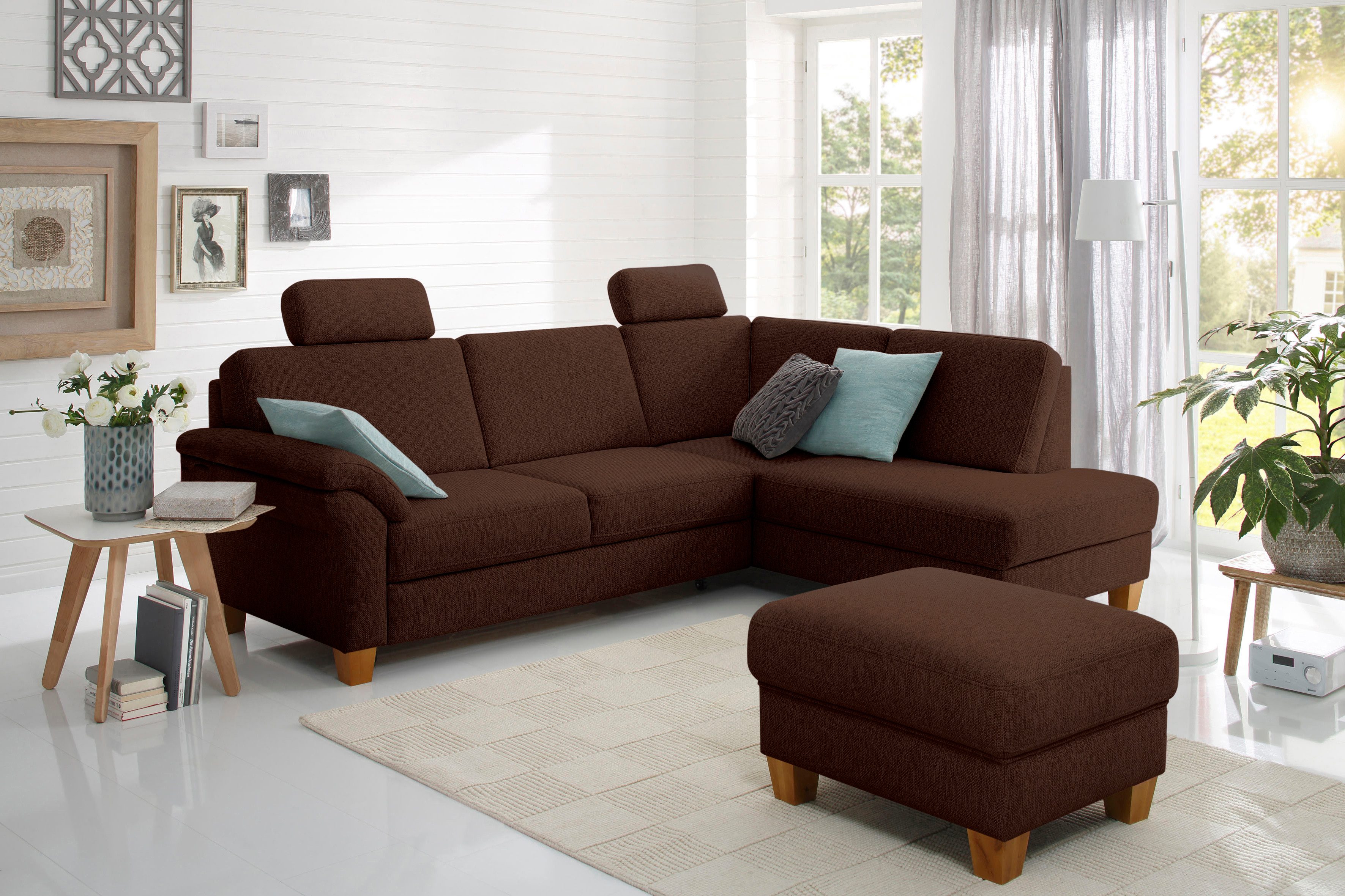 Home affaire Ecksofa Borkum L-Form, mit günstig online kaufen