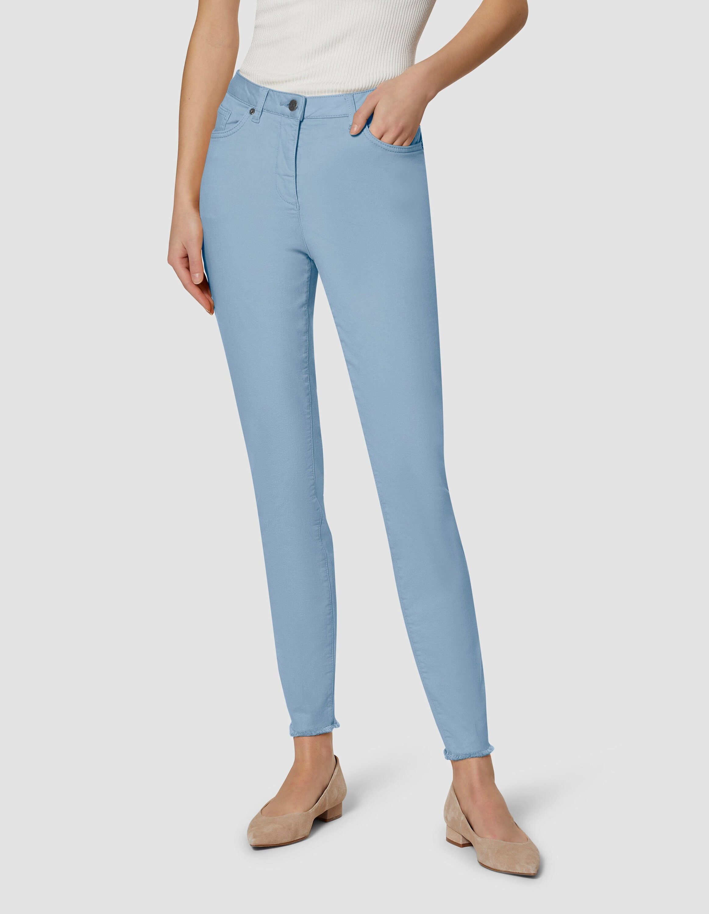 MADELEINE Gerade Jeans Mid Waist Skinny-Hose günstig online kaufen
