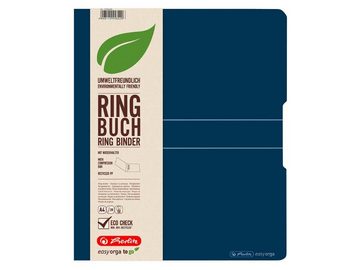 Herlitz Aktenordner herlitz Ringbuch aus Recycling-PP mit 2 Ringen, DI