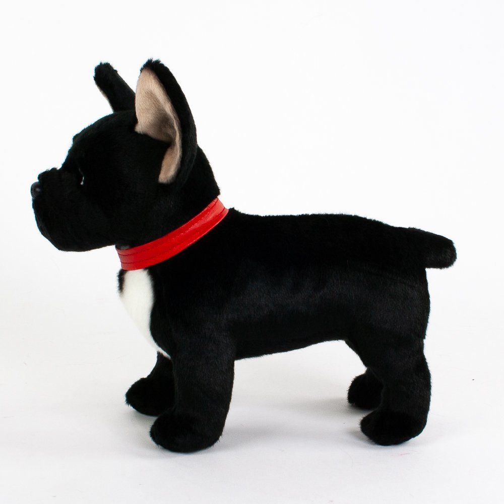 Teddys Rothenburg Kuscheltier Französische Bulldogge schwarz 30 cm stehend Plüschhund (Plüschtier, Stofftier, Stoffhund)
