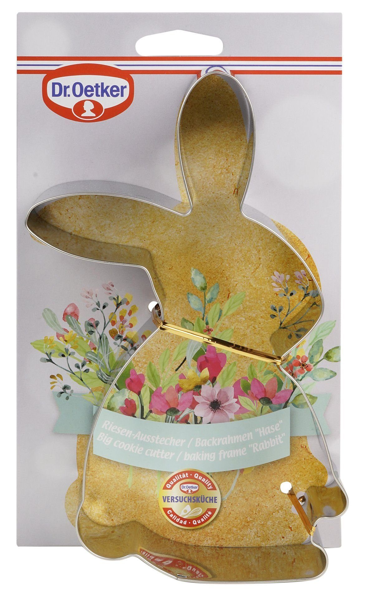 Dr. Oetker Ausstechform Riesen Ausstecher Backrahmen Dr. 1880 Ostern 20x12x4cm Hase Oetker