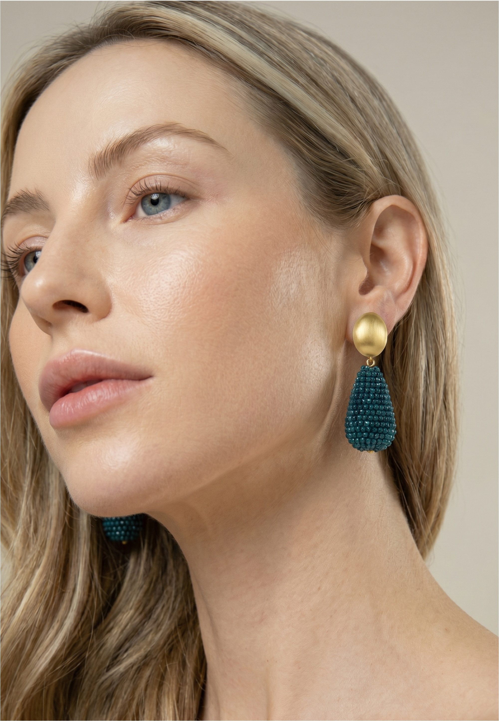 FILIPPA FIRENZE Paar Ohrclips Laguna, in eleganter Tropfenform