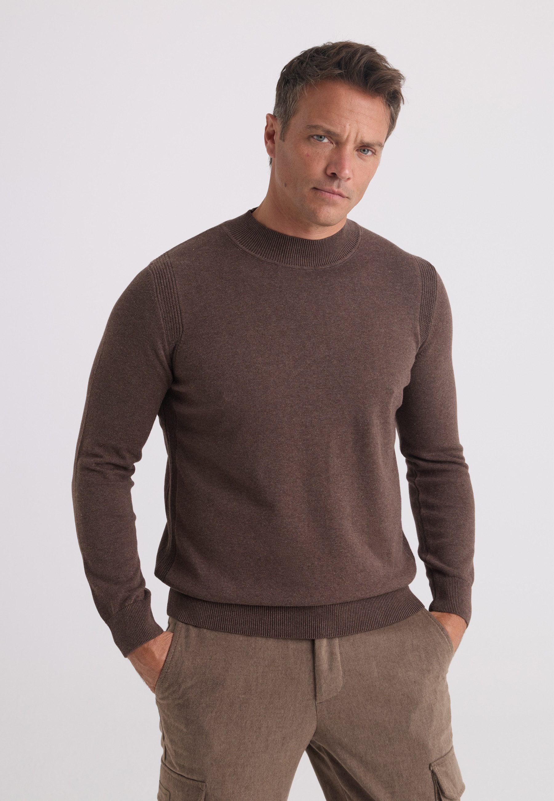 Felix Hardy Rollkragenpullover Pullover mit Stehkragen