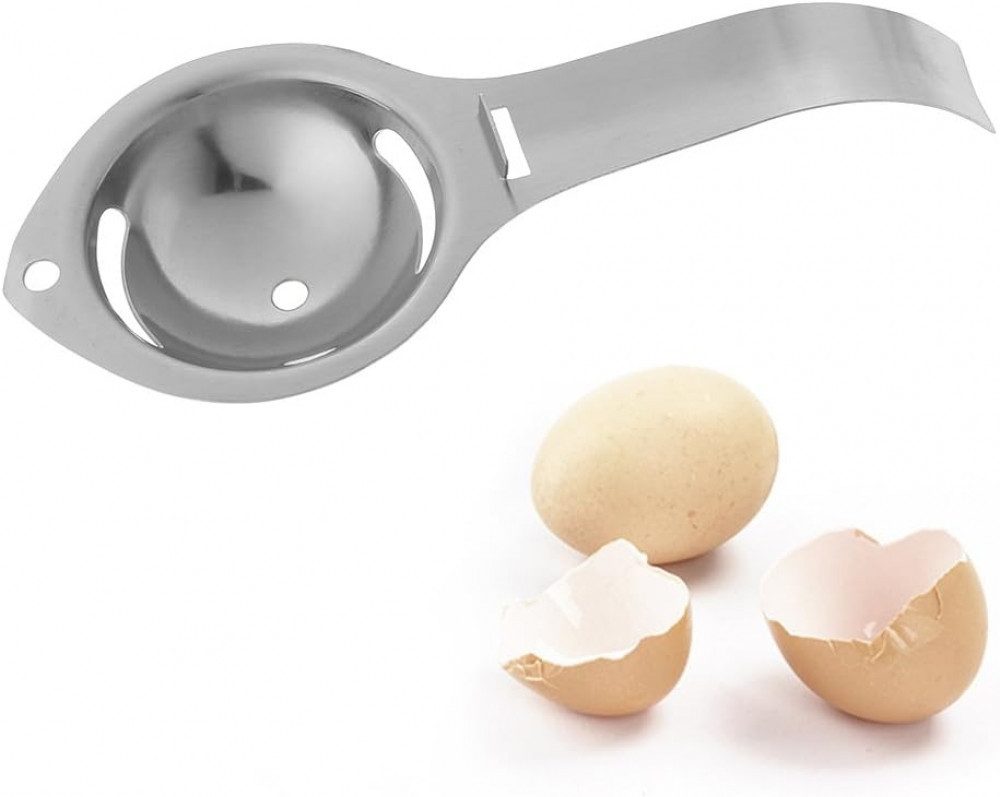 FELIXLEO Сепараторы для яиц Сепараторы для яиц aus Edelstahl, Küchenhelfer, Eigelb-Weiß-Trenner, (1-tlg)