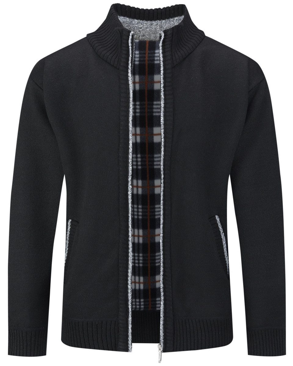 Allthemen Cardigan gefütterte Strickjacke Grobstrick Pullover Warm Übergang günstig online kaufen