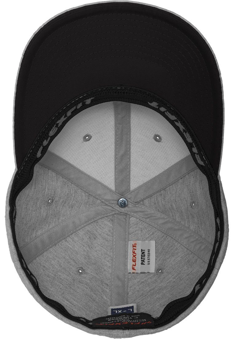 6778T 2-Tone Flexfit Flexfit Flex gry/blk Double Jersey Cap 2-Tone Accessoires Jersey