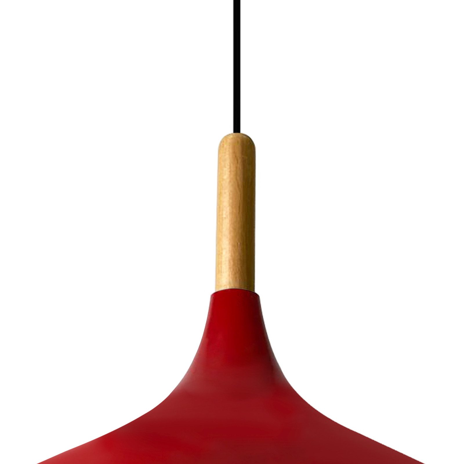 Bamyum Pendelleuchte Bamyum Pendelleuchte I Champion I Ø35 cm Holz-Metall E günstig online kaufen