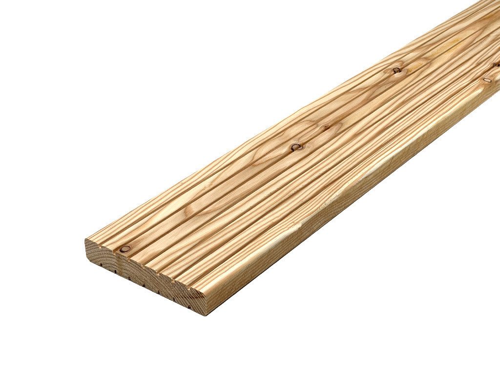 Woodtex Terrassendielen WOODTEX Holz Terrassendiele Natur Outdoor, BxL: je 14x300 cm, 25 mm Stärke