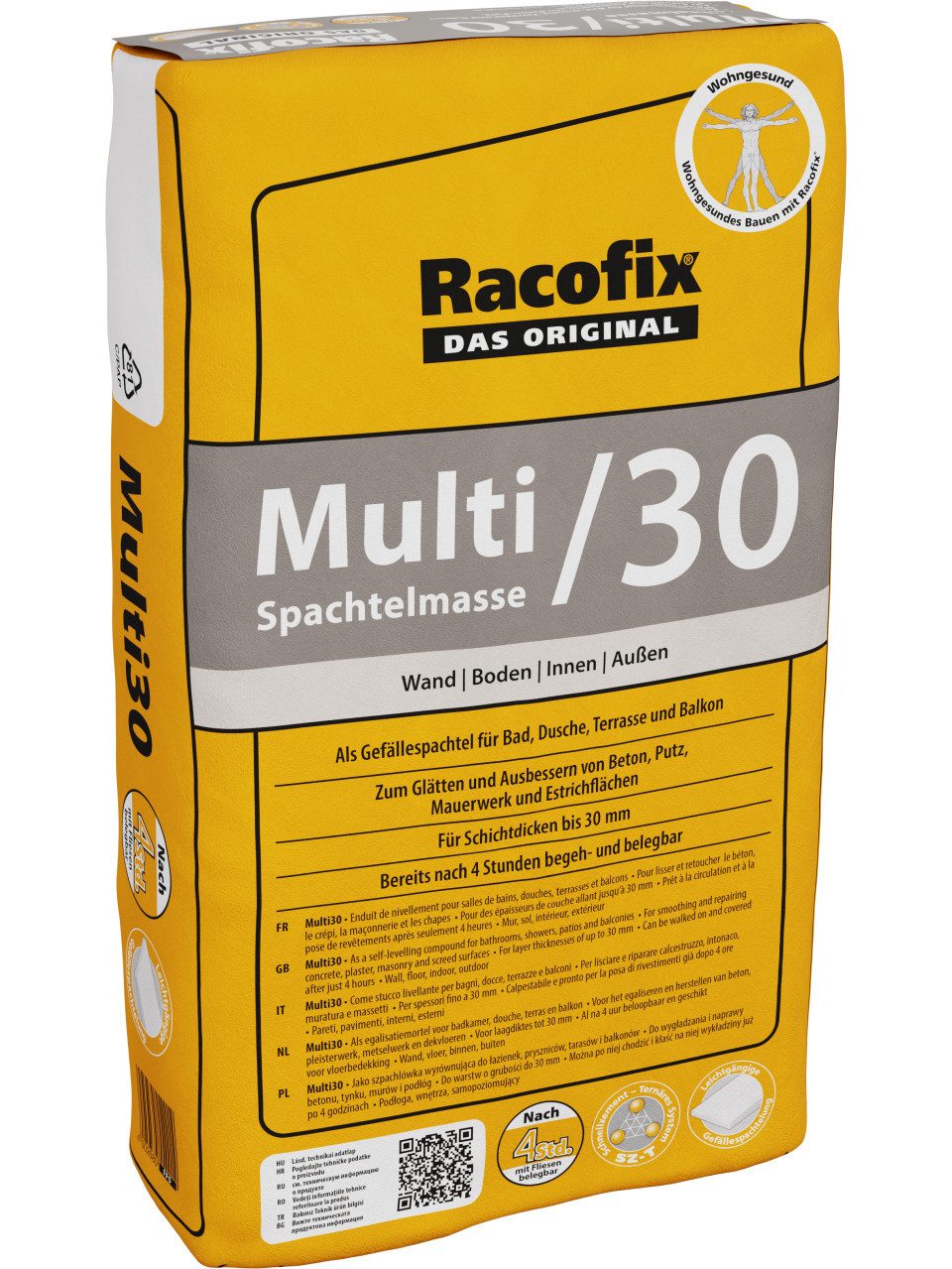 Aco Spachtelmasse Racofix Spachtelmasse Multi30 20 kg grau