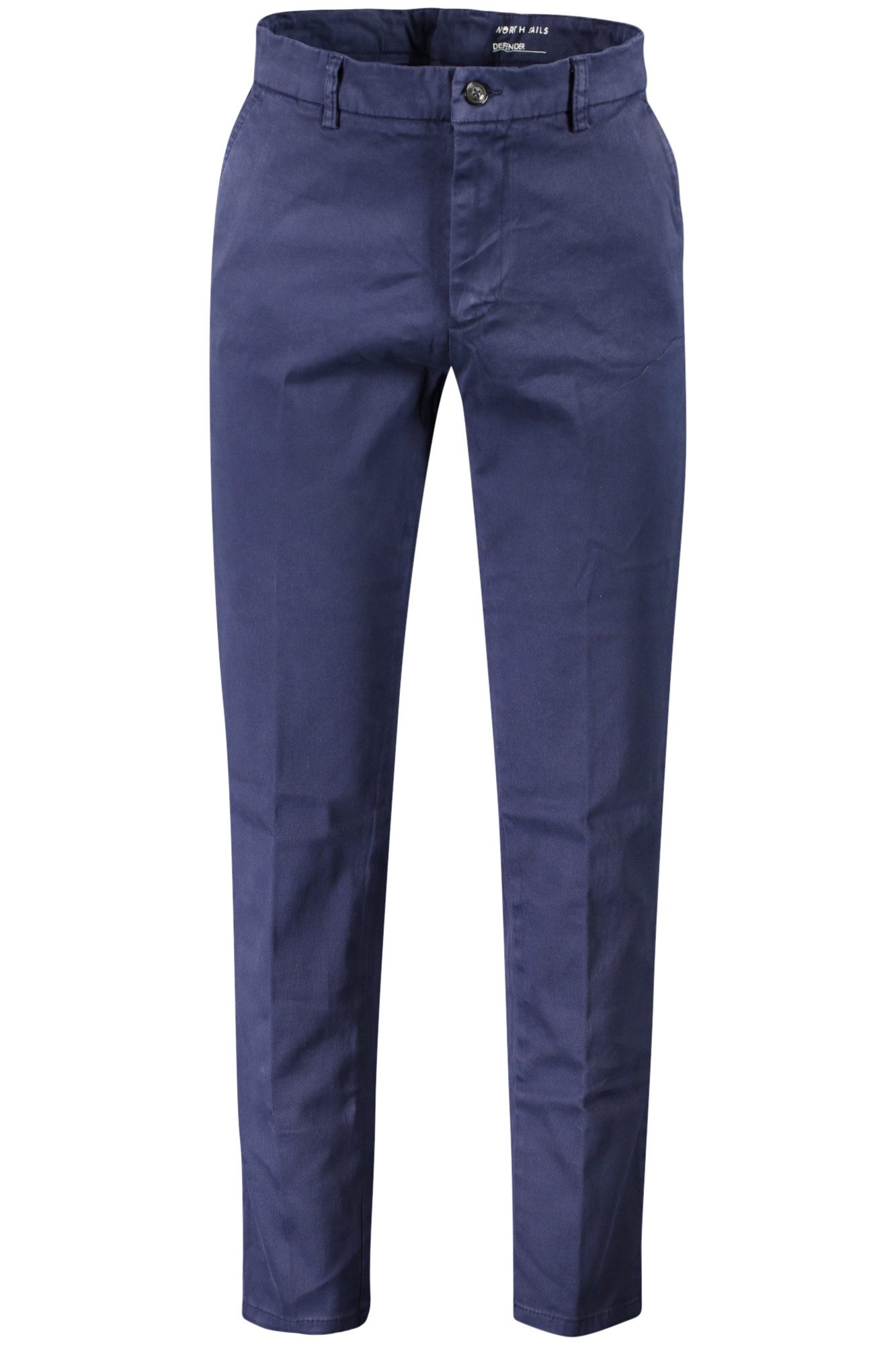 North Sails 5-Pocket-Hose Blaue Slim Fit Herrenhose mit Stickerei - 4 Taschen, Knopf & Reißvers