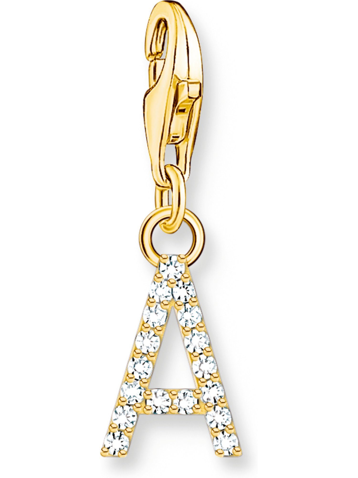 Kettenanhänger Thomas Sabo Damen-Charm 925er Silber Zirkonia
