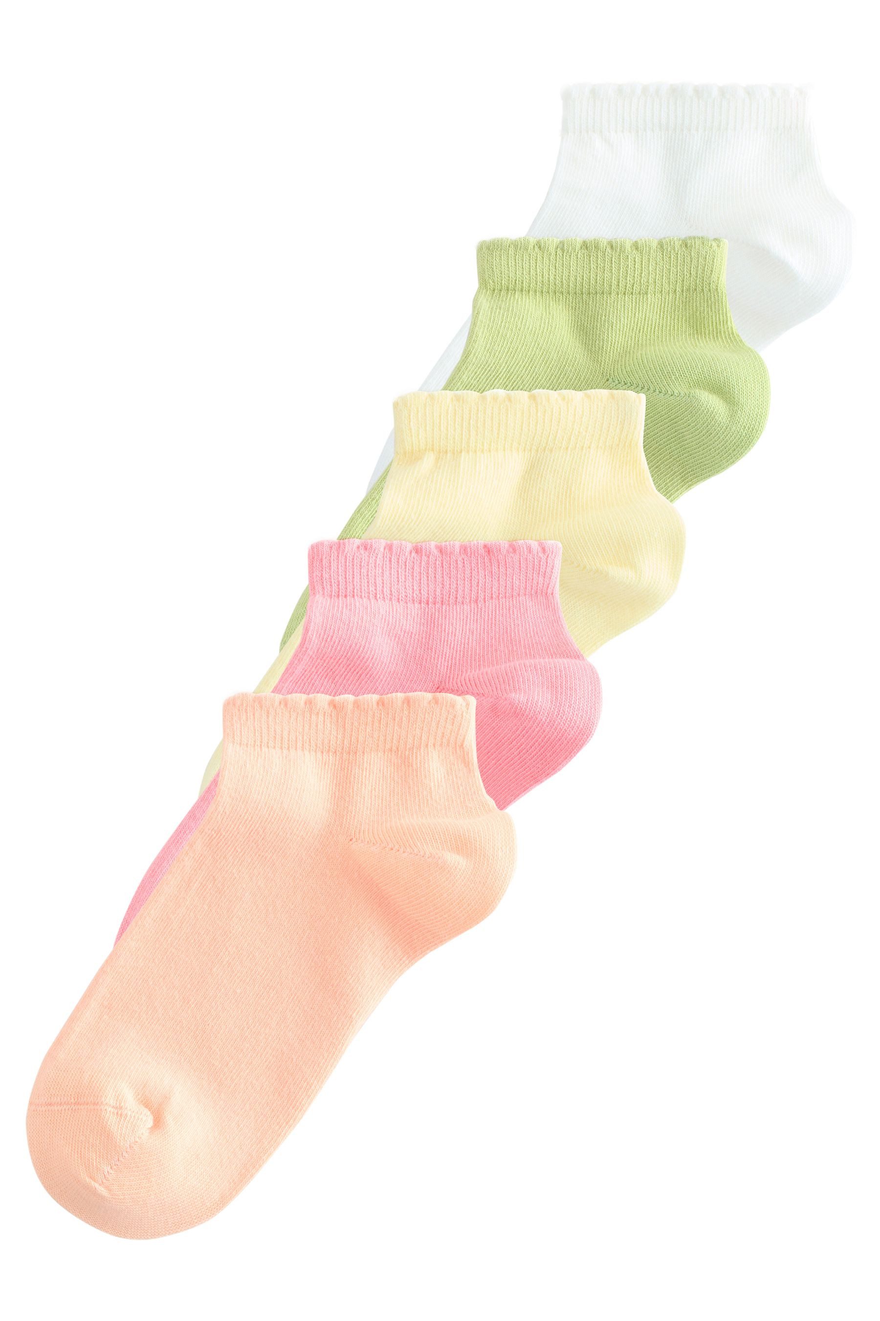 Next Basicsocken Sneaker-Socken mit hohem Baumwollanteil, 5er-Pack (5-Paar)
