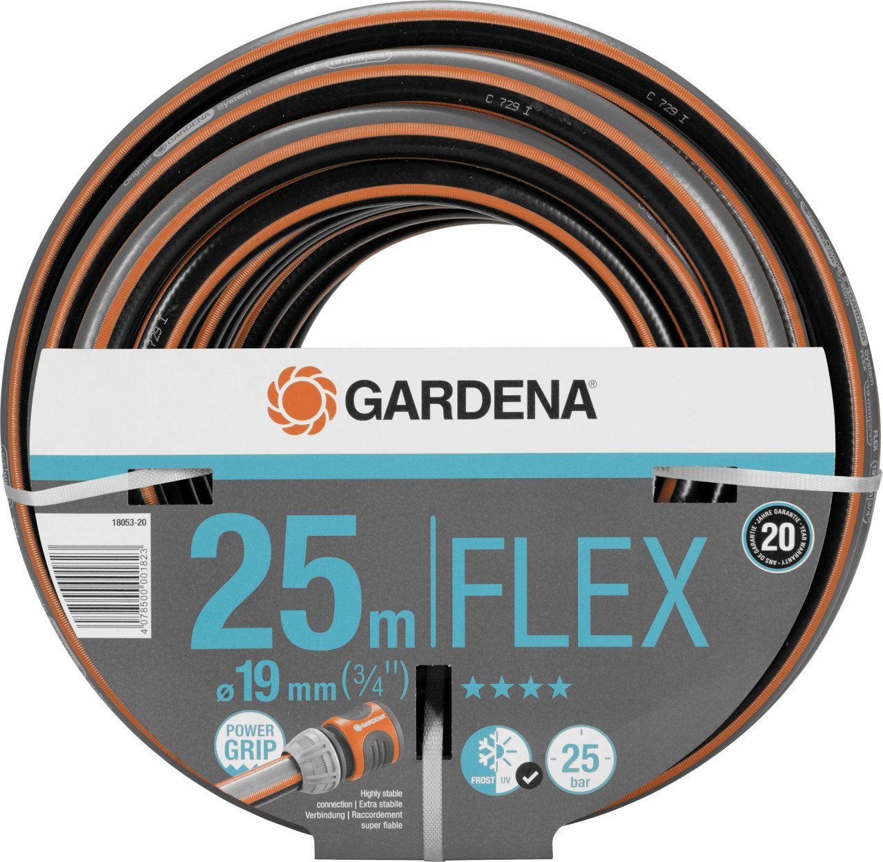 GARDENA Wischwasserschlauch Gardena Schlauch Comfort Flex 25 m 19 mm (3/4)