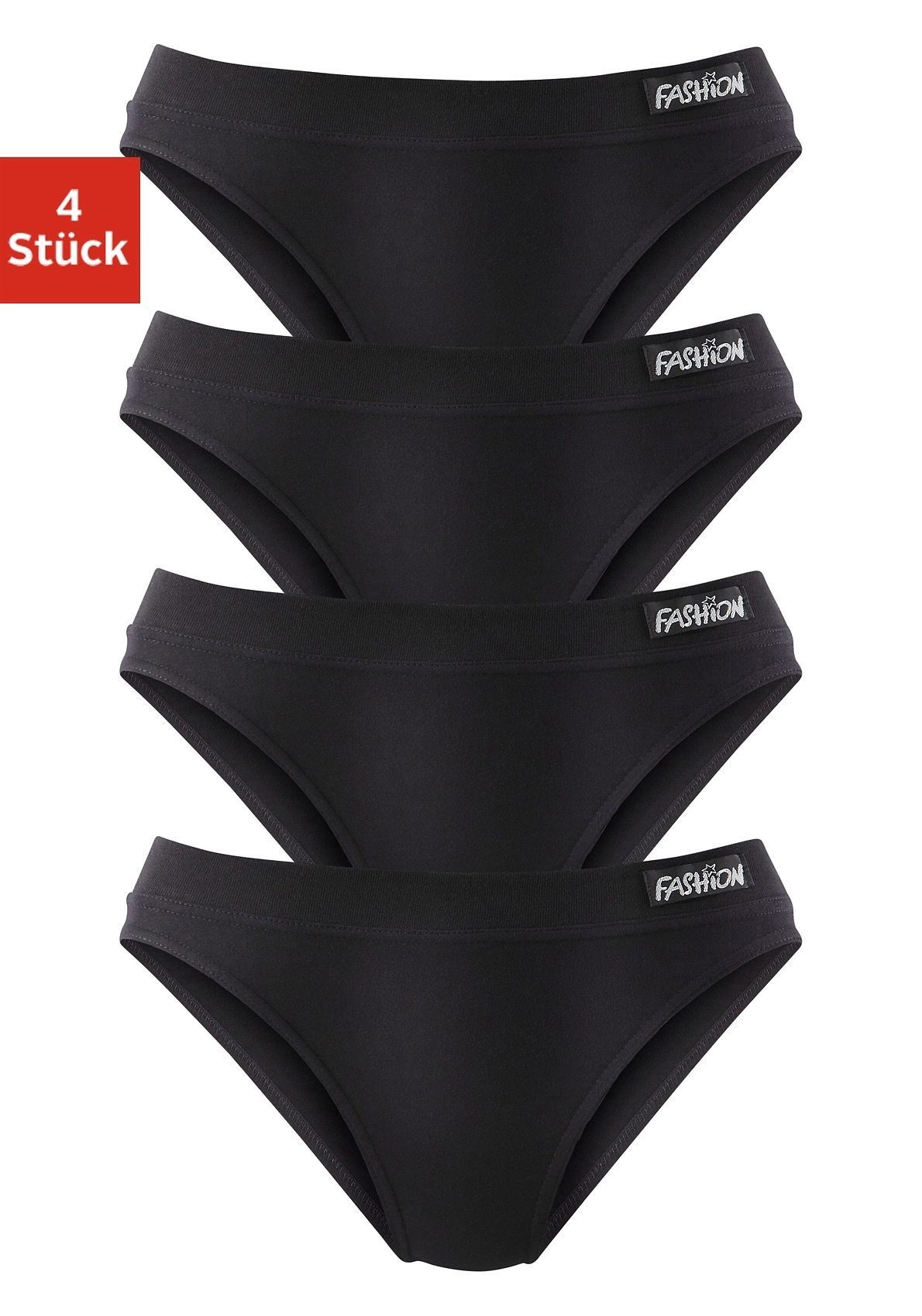 4-St) elastischer (Packung, fleur aus Slips Baumwolle Jazz-Pants petite