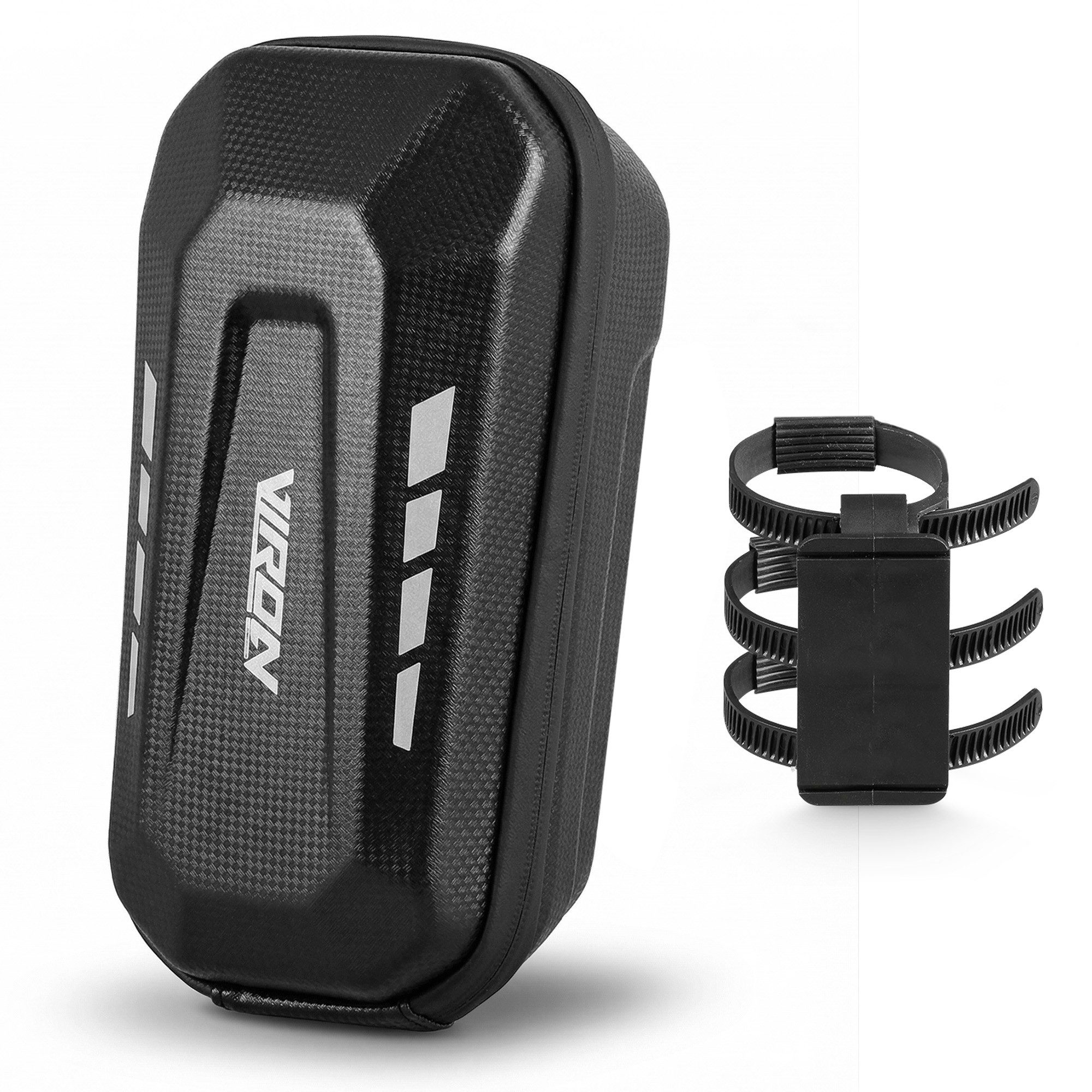 Viron E-Scooter Tasche Hartschalen Lenkertasche, reflektierend, wasserabweisend, mit Innenfächern für Elektro Scooter & Fahrrad