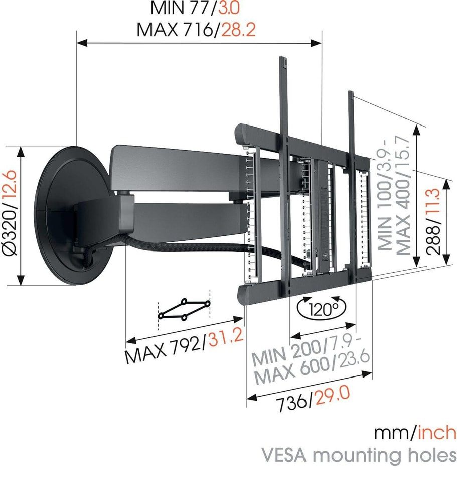 Vogel's TV-Wandhalterung