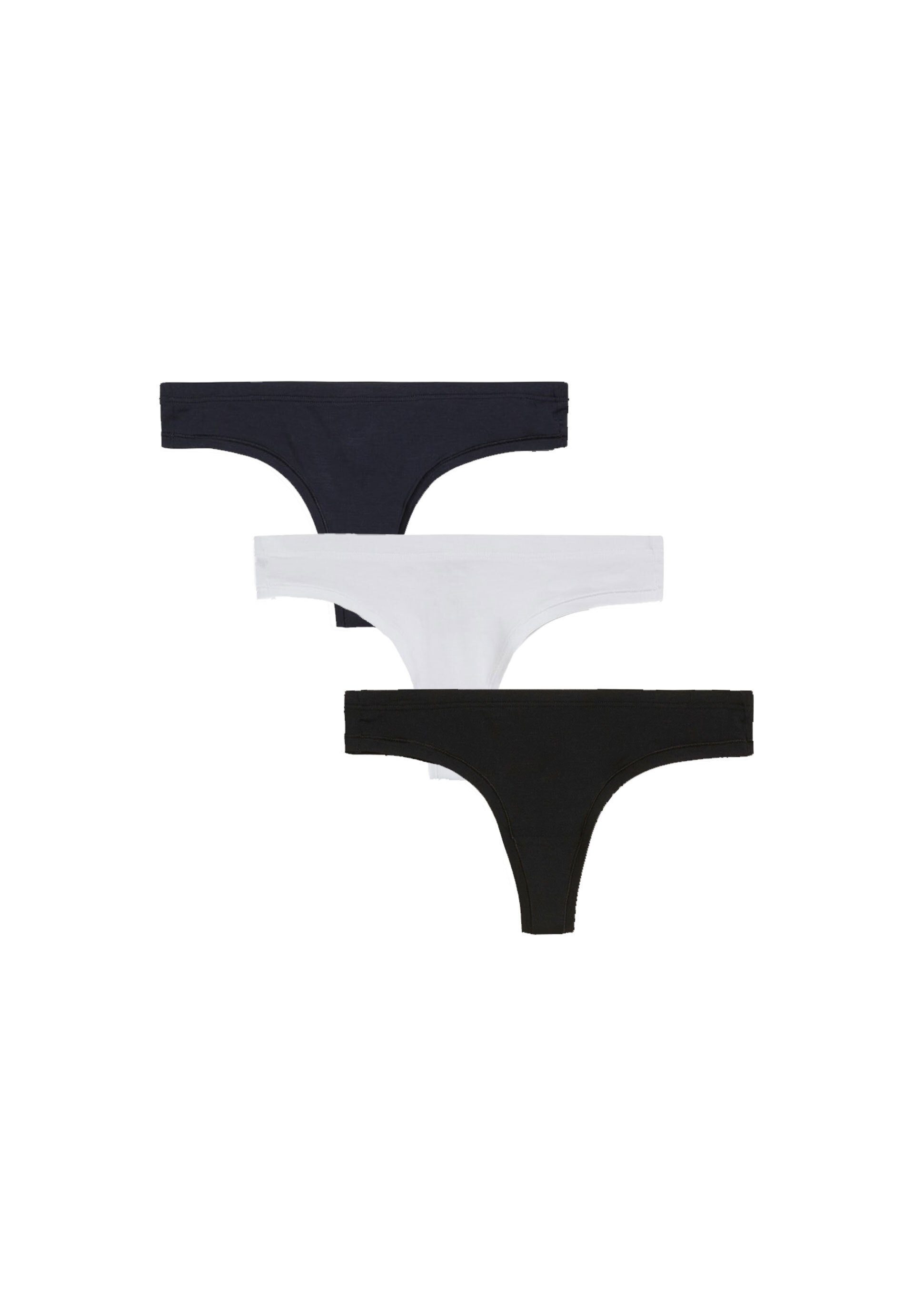 black Panty Damen Fitted AUS (1-St) FAARA TENCEL™ MIX STRING Armedangels