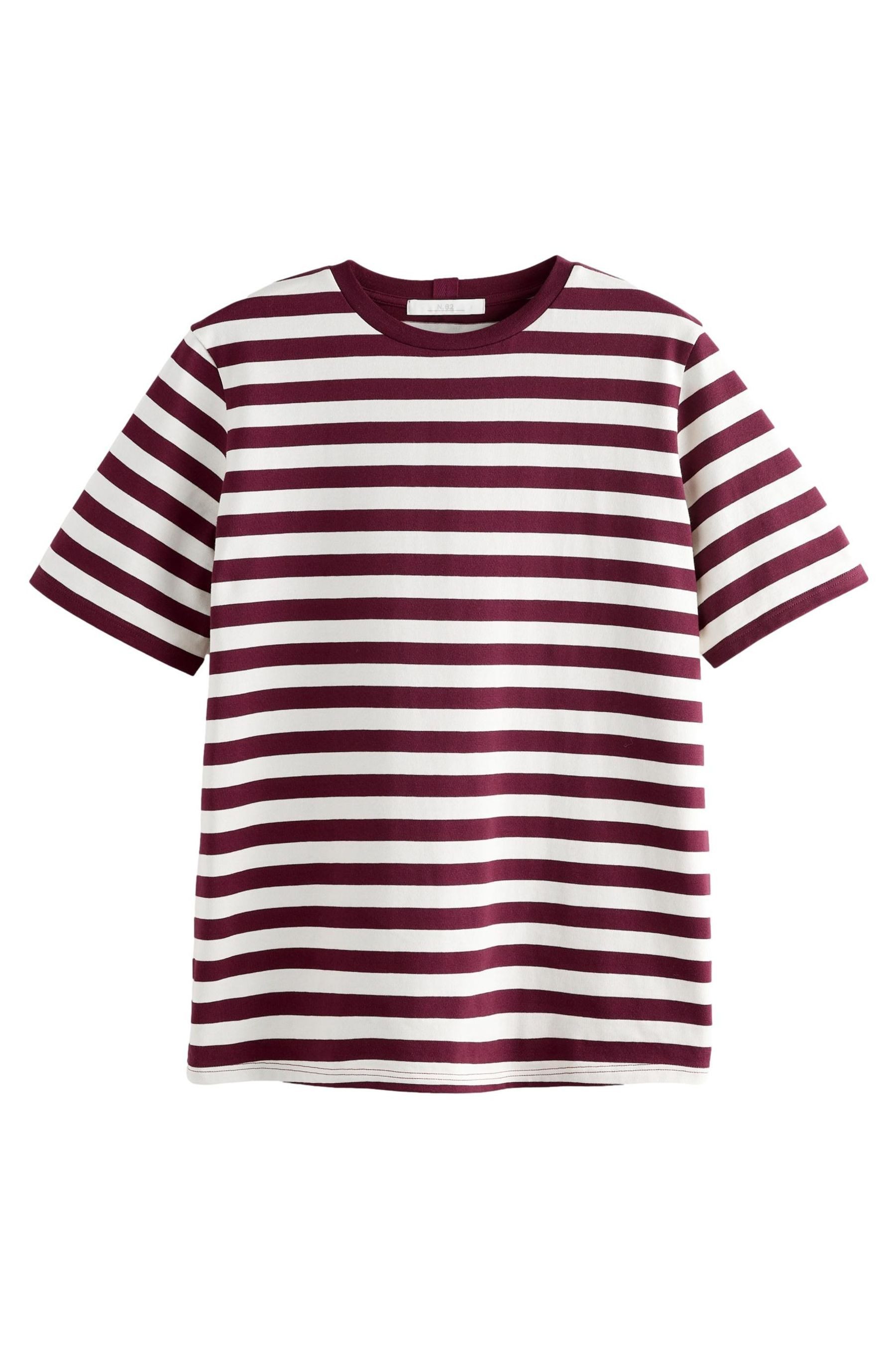 Next T-Shirt Schweres T-Shirt mit Rundhalsausschnitt günstig online kaufen
