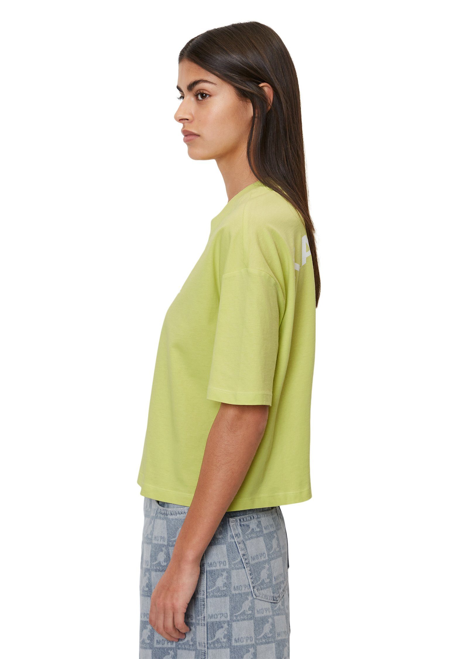 Marc O'Polo DENIM T-Shirt Organic Cotton grün Jersey Single aus