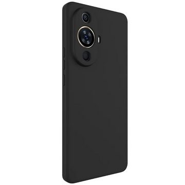 CoolGadget Handyhülle Black Series Handy Hülle für Huawei Nova 11 Pro 6,78 Zoll, Edle Silikon Schlicht Robust Schutzhülle für Huawei Nova 11 Pro Hülle