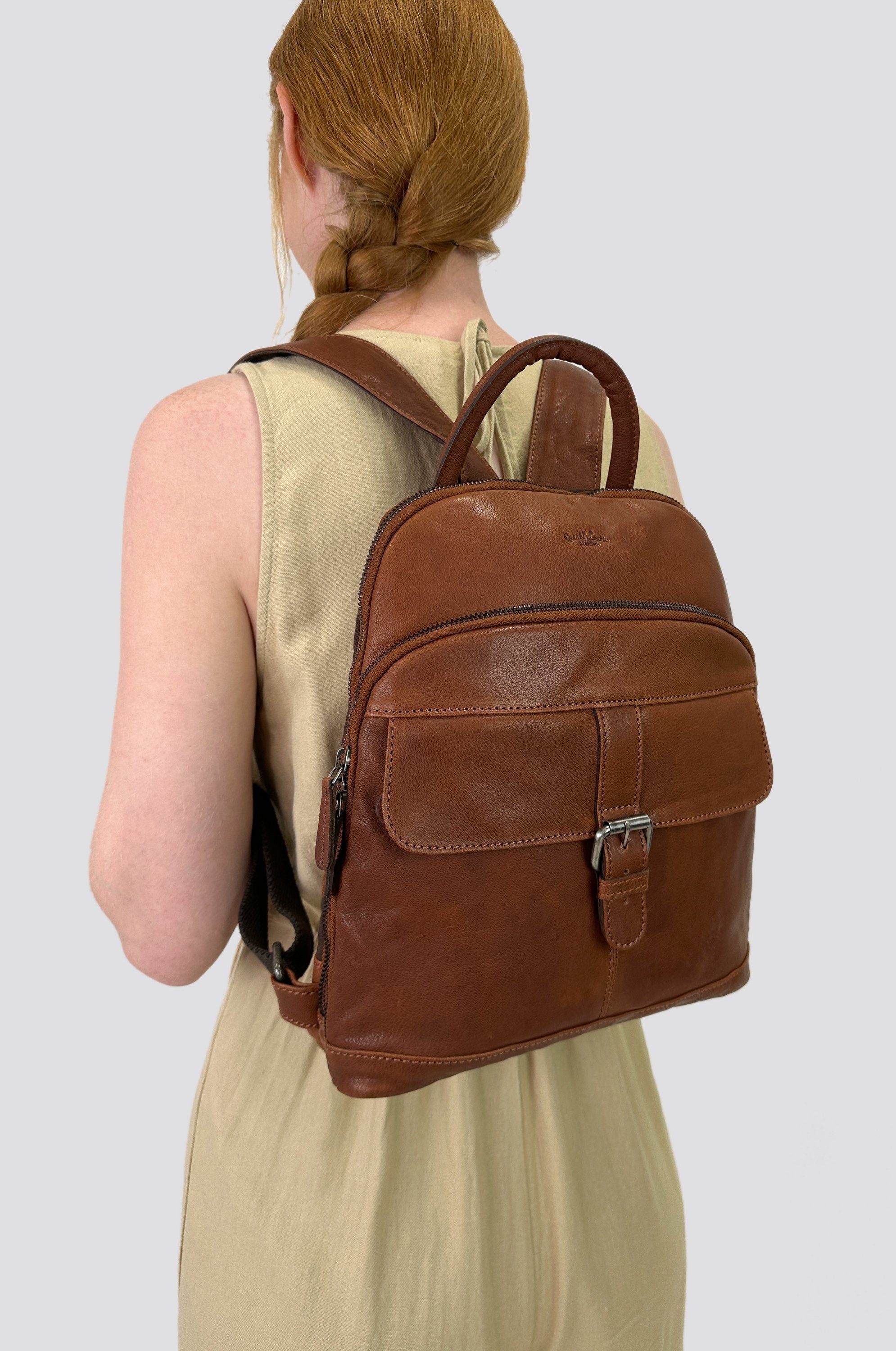 Gusti Leder Rucksack Gusti Leder Lederrucksack Alena (1-tlg)