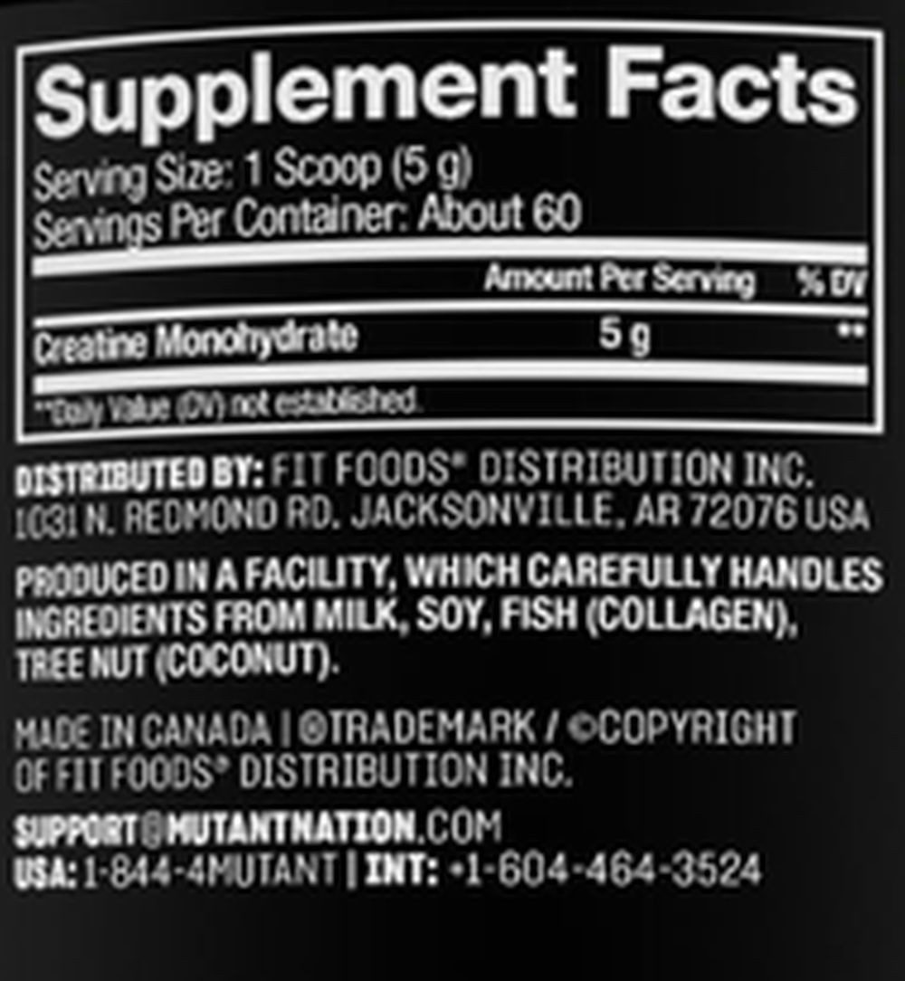 Mutant Mutant Creatine 300 g Pulver