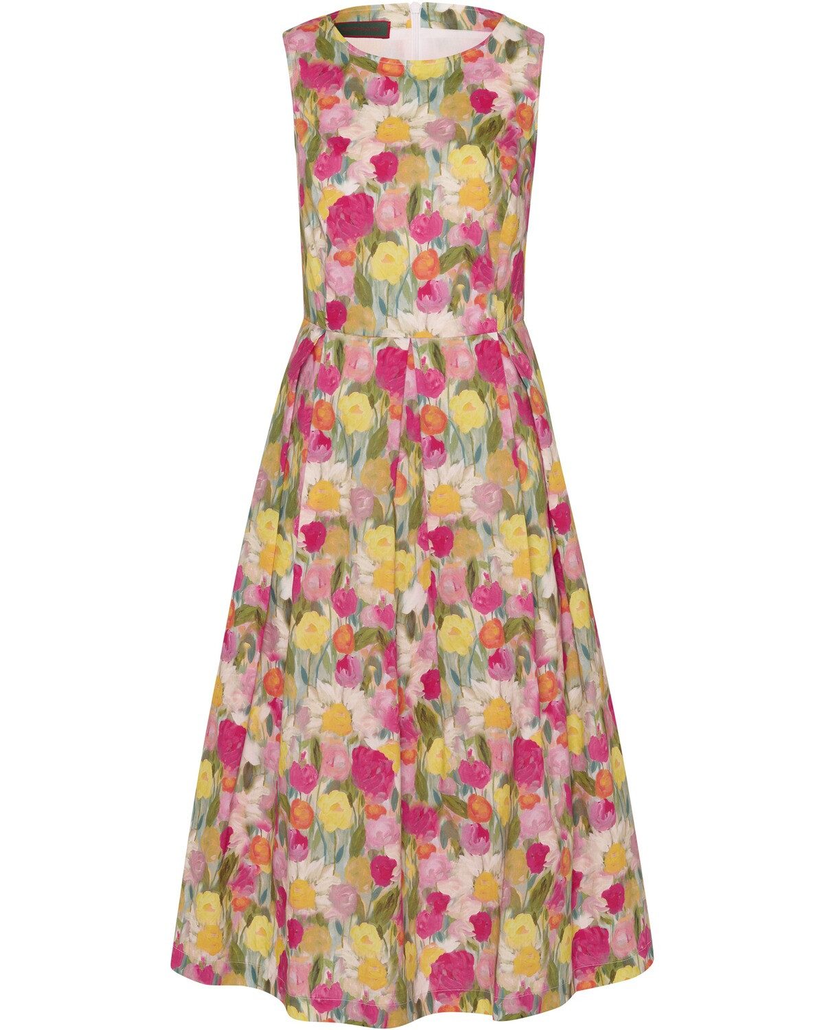 Reitmayer Trachtenkleid Ärmelloses Kleid mit Blumen