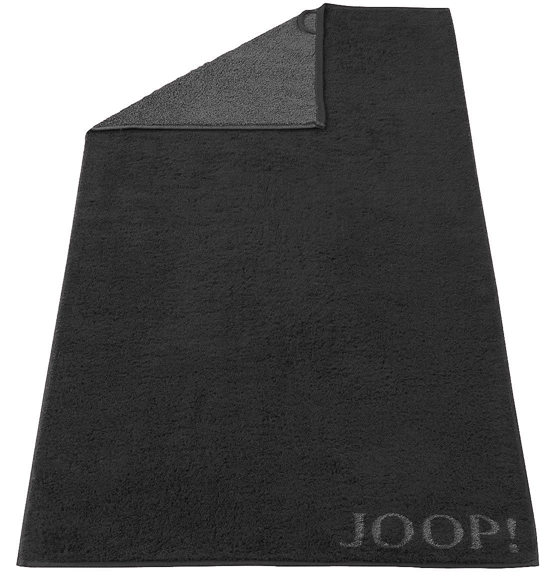 Joop! Handtuch Set Classic Doubleface 1600HT, Frottee, (Set, 3-tlg), Frottee 50 cm x 100 cm Schwarz (90)