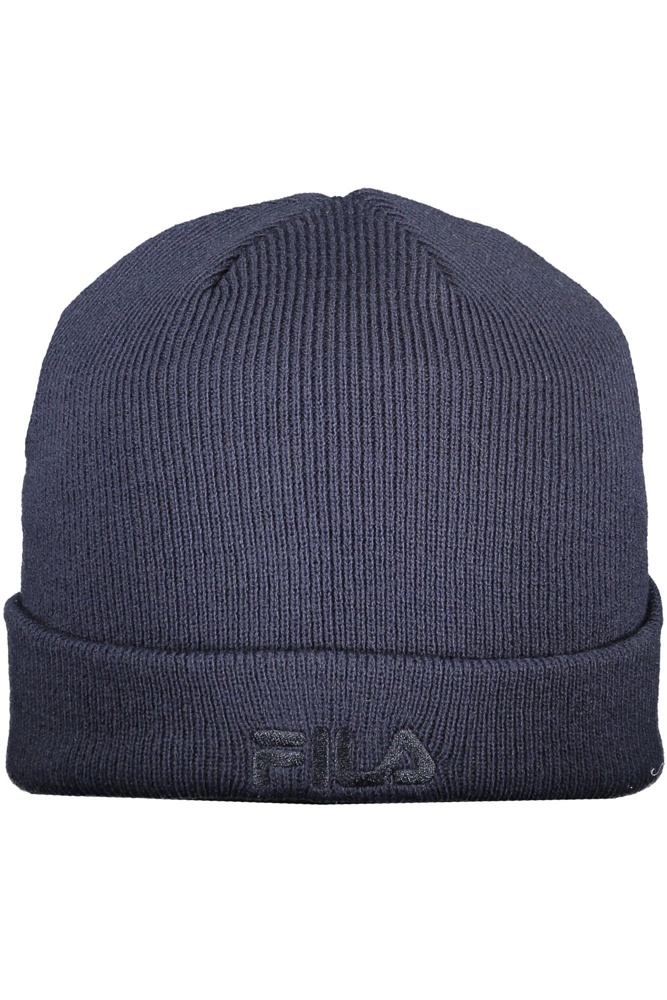 Fila Strickmütze Blaue Herrenkappe mit Logo-Stickerei für stilvollen Look