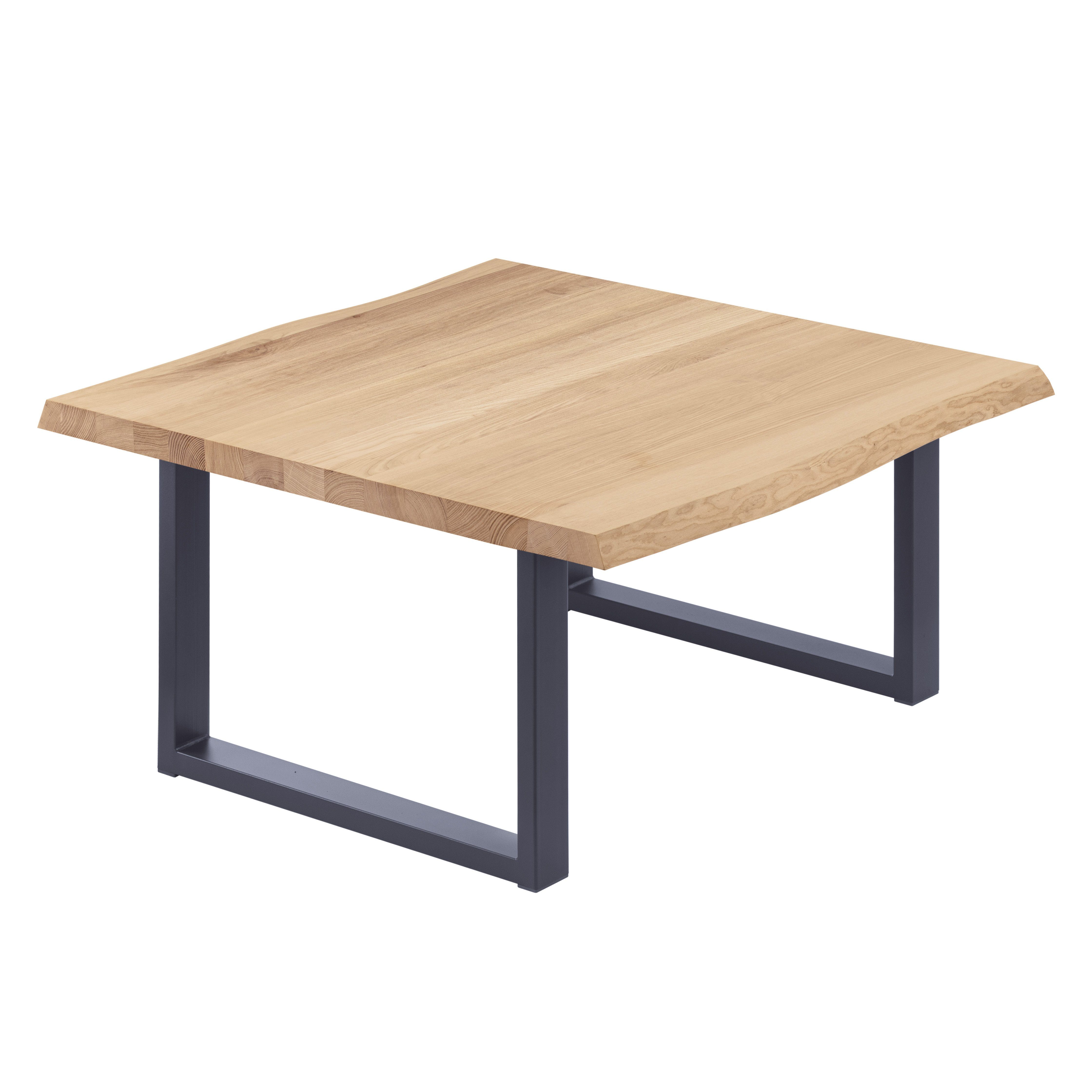 LAMO Manufaktur Baumkantentisch Loft Esstisch Massivholz günstig online kaufen