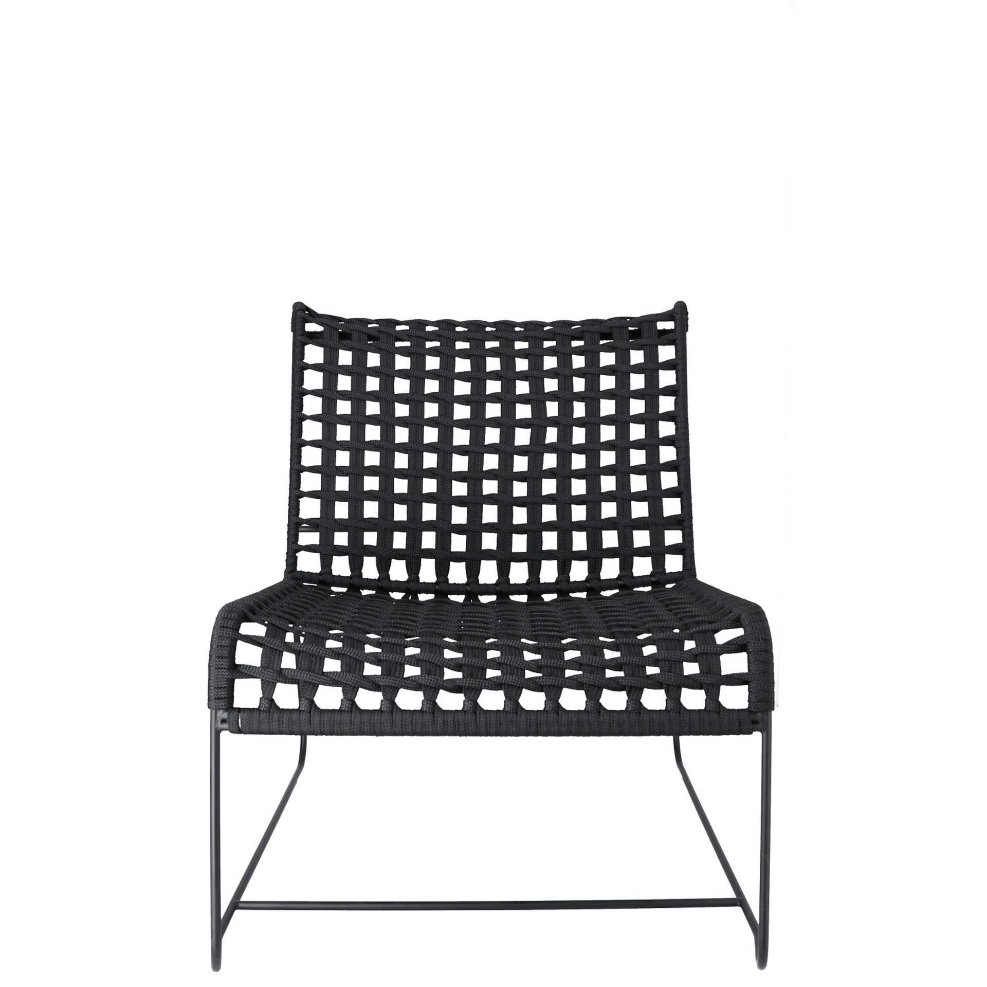 jankurtz Gartensessel In/Out aus Metall, Schwarz