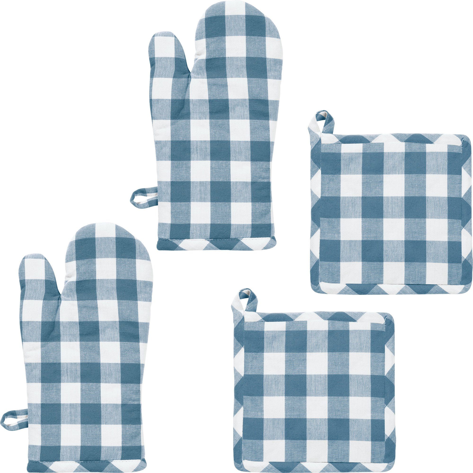 Topflappen Küchenset "Nashville" 4-tlg.