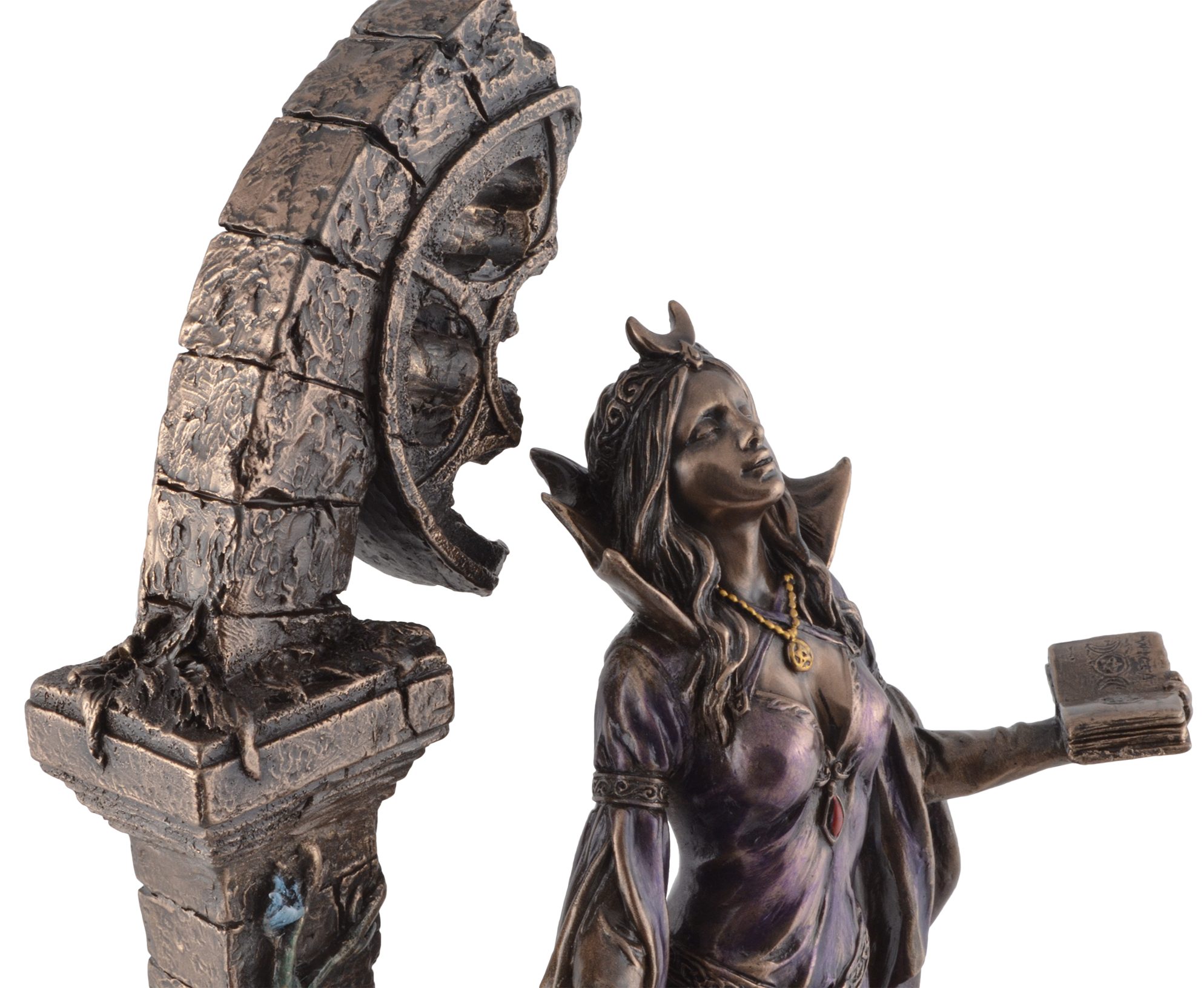 Vogler direct Gmbh Dekofigur Aradia, bronziert, Hand von by Details LxBxH der 16x12x25cm wurden ca. - Veronese, Wiccakönigin Hexen