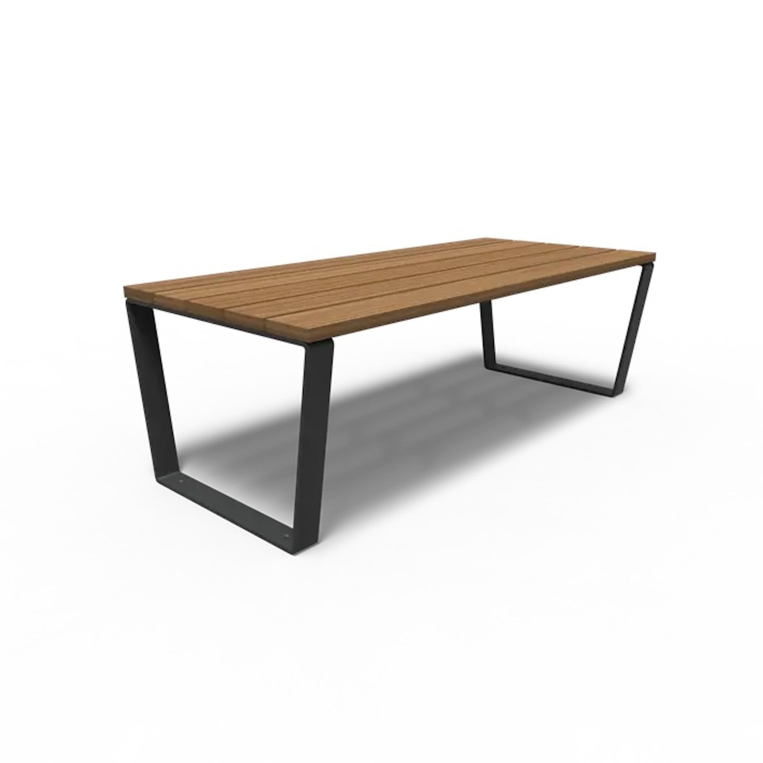 Adezz Adezz Gartentisch Serie MIO 230 x 100 x 76 cm Tischplatte aus Kebony