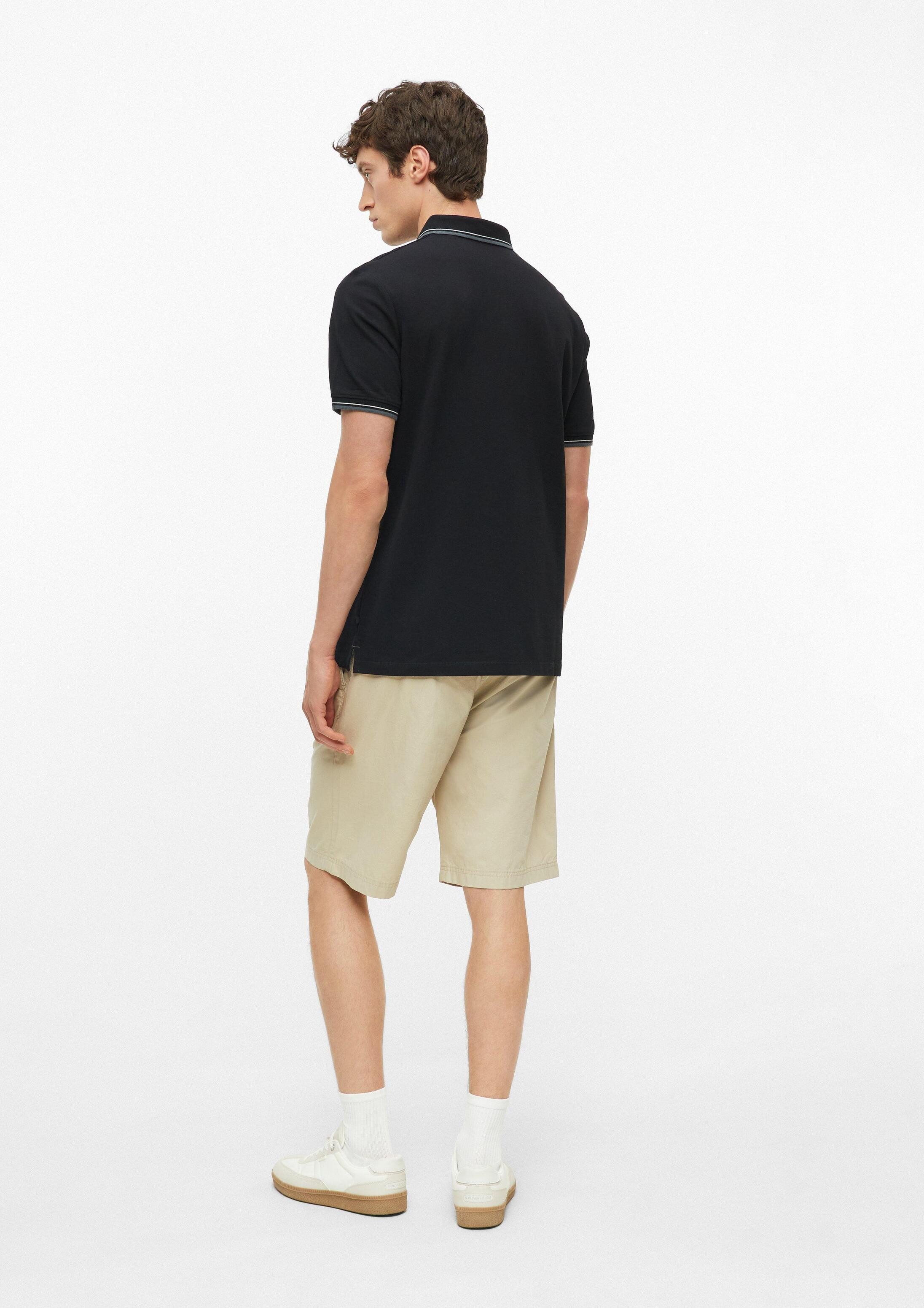 s.Oliver Kurzarmshirt Polo-Shirt Poloshirt aus Baumwollpiqué mit Kontrast-Details